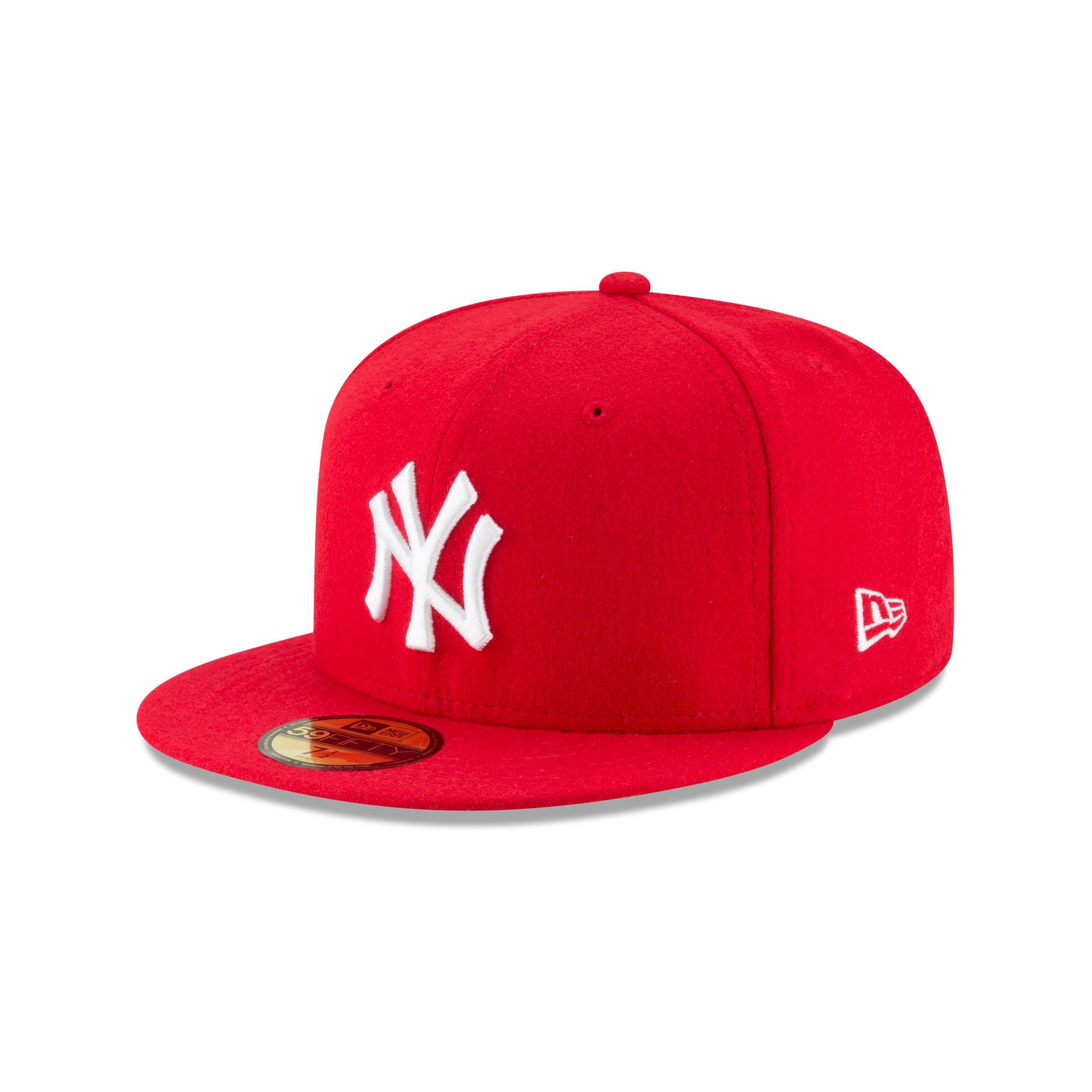 New York Yankees Scarlet Basic 59Fifty Fitted Hat