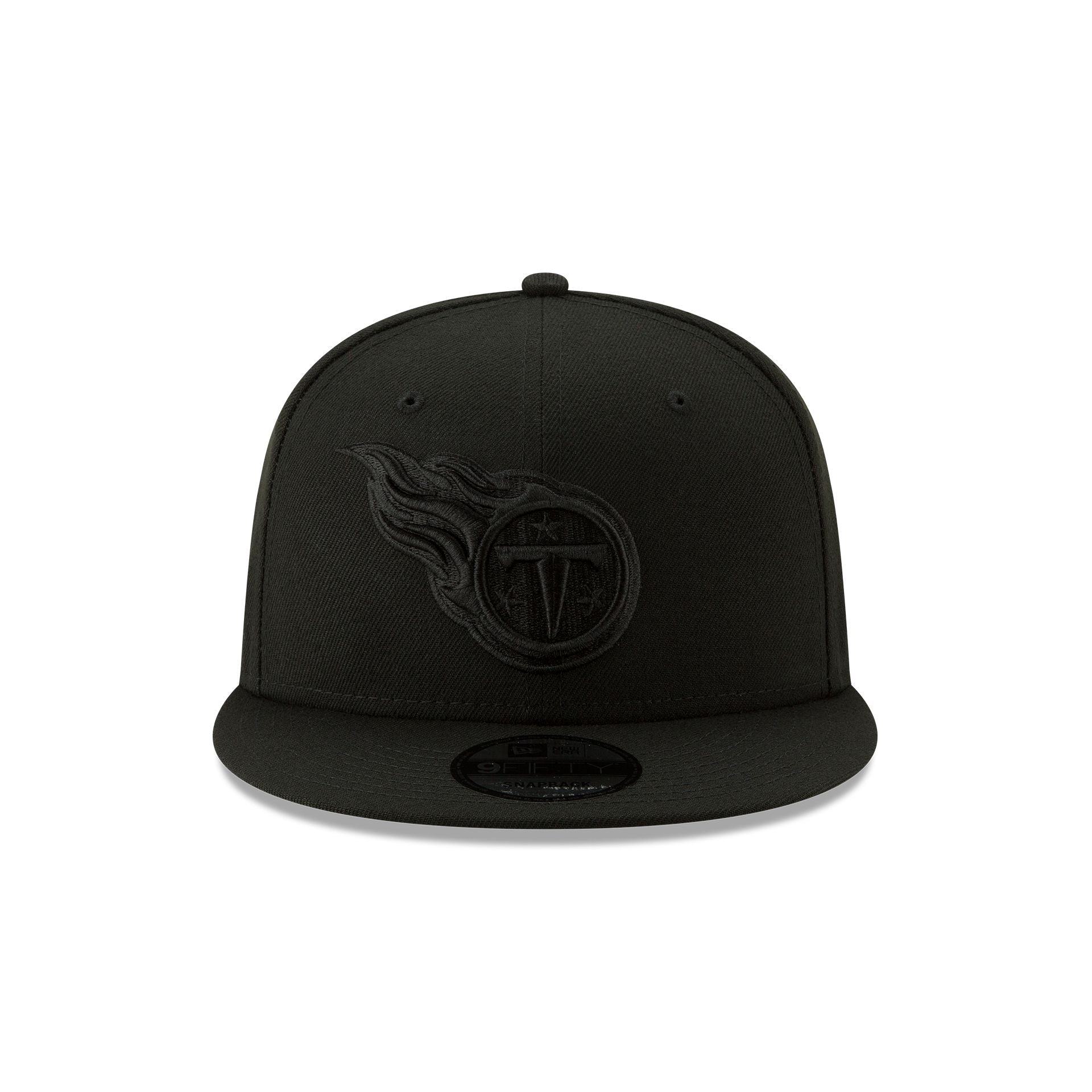 Alternative view of Tennessee Titans Basic Black On Black 9Fifty Snapback Hat