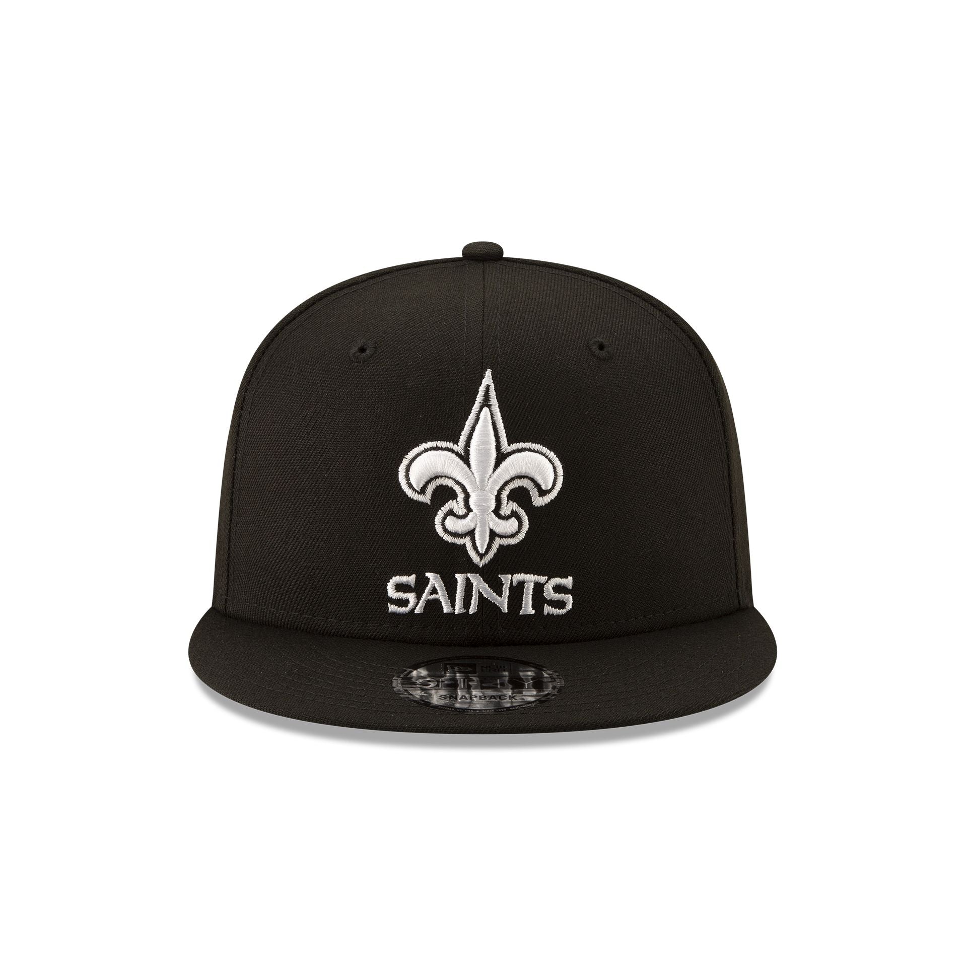 Alternative view of New Orleans Saints Basic Black & White 9Fifty Snapback Hat
