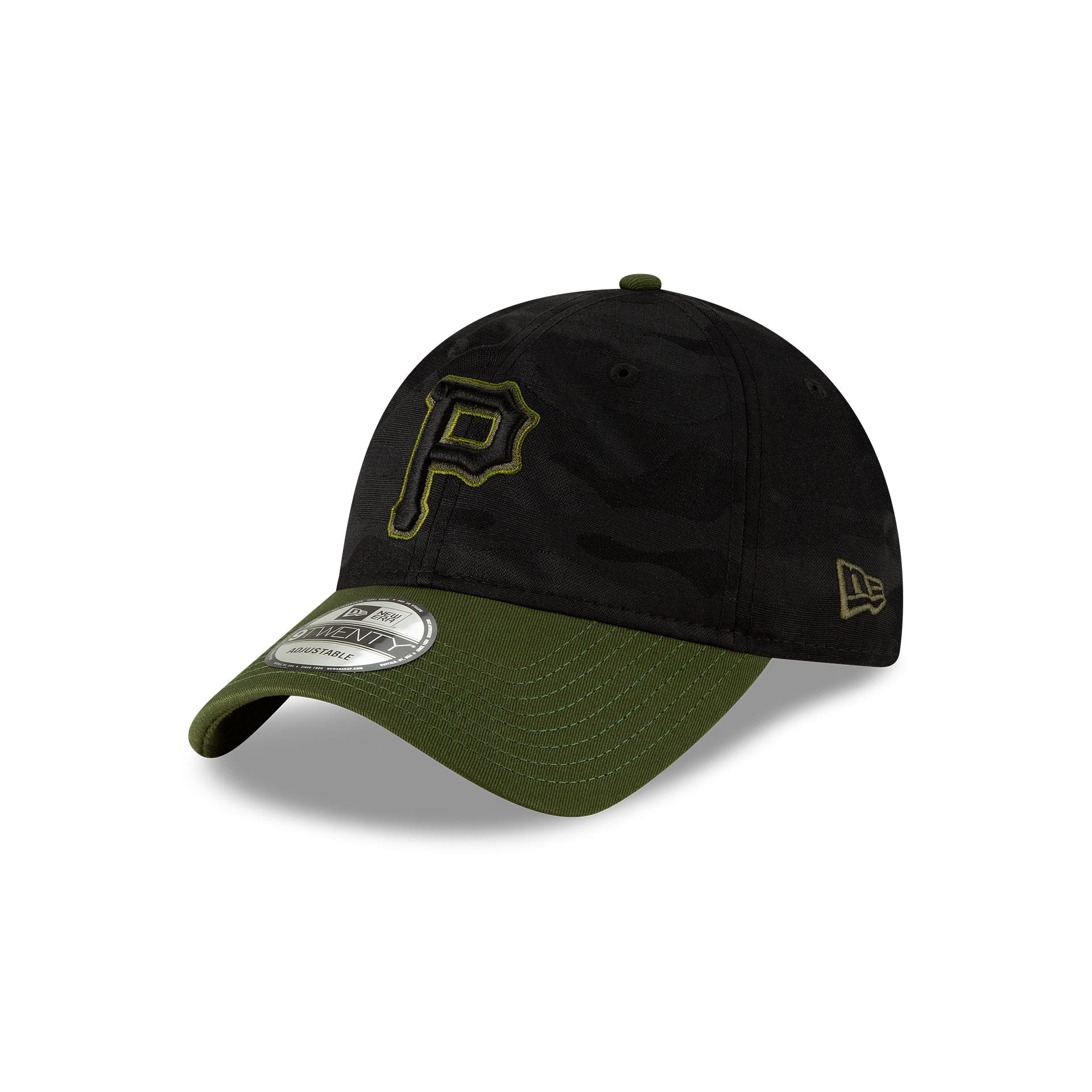 Pittsburgh Pirates Core Classic Replica Black Camo 9Twenty Adjustable Hat