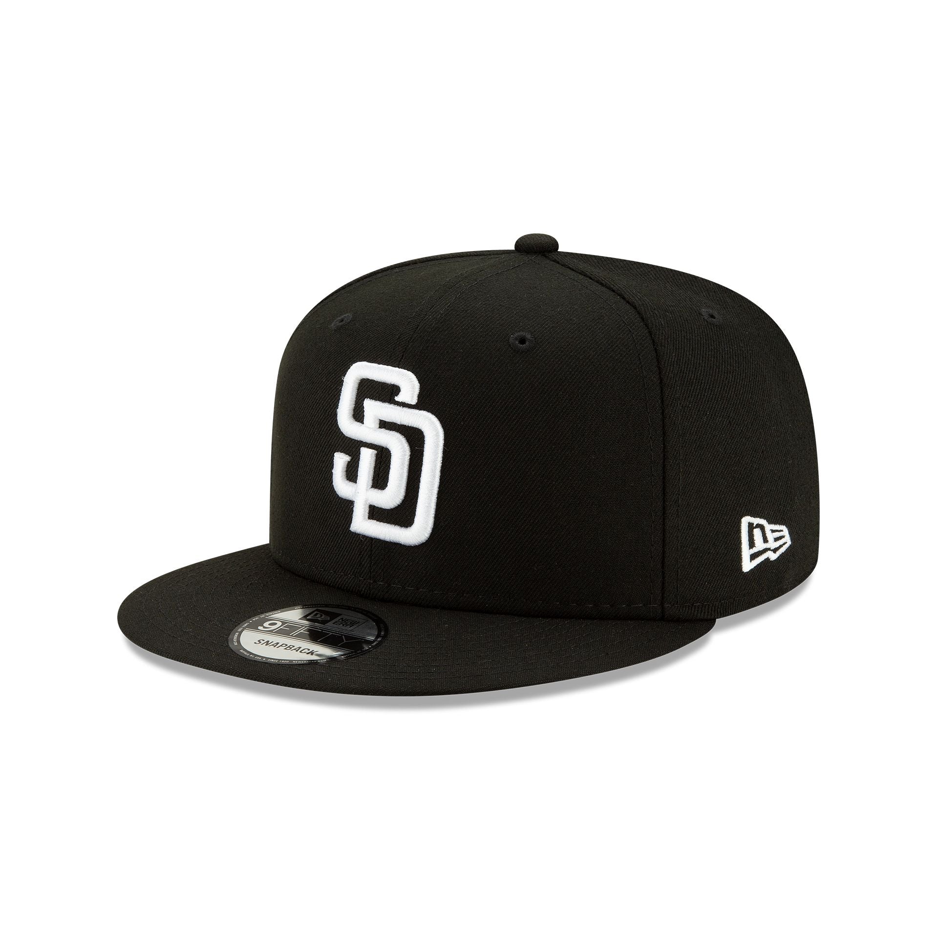 San Diego Padres Basic Black 9Fifty Snapback Hat