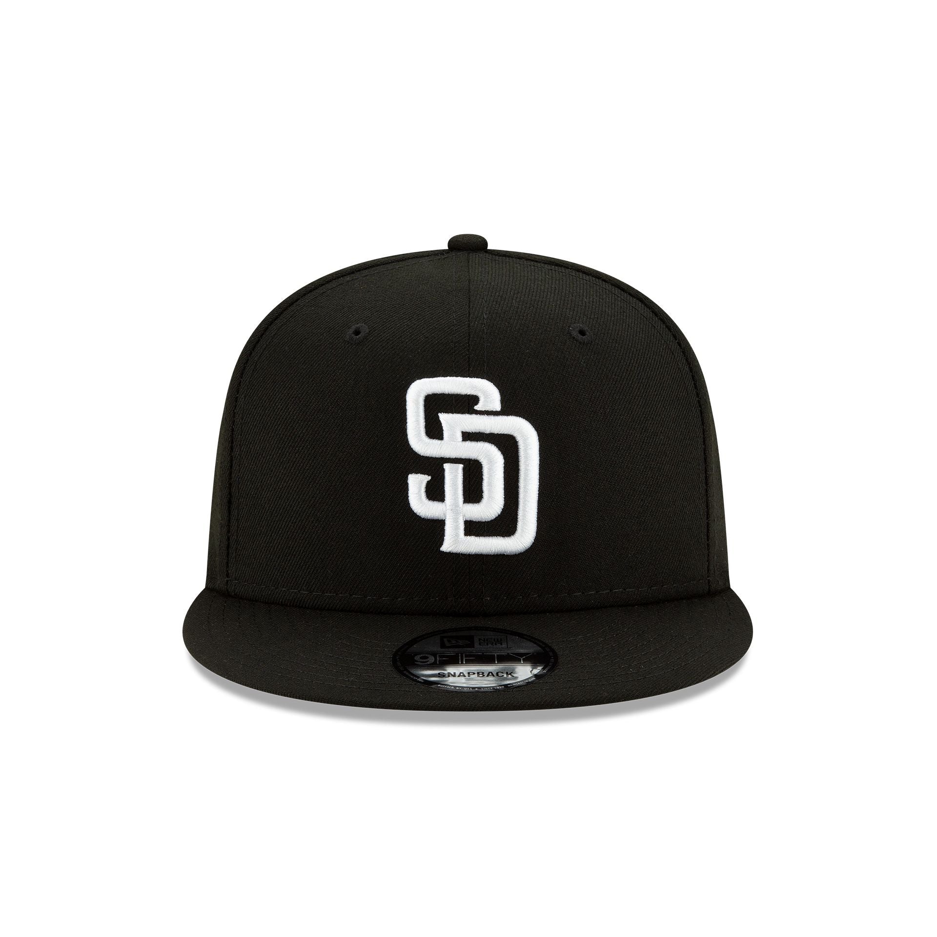 Alternative view of San Diego Padres Basic Black 9Fifty Snapback Hat