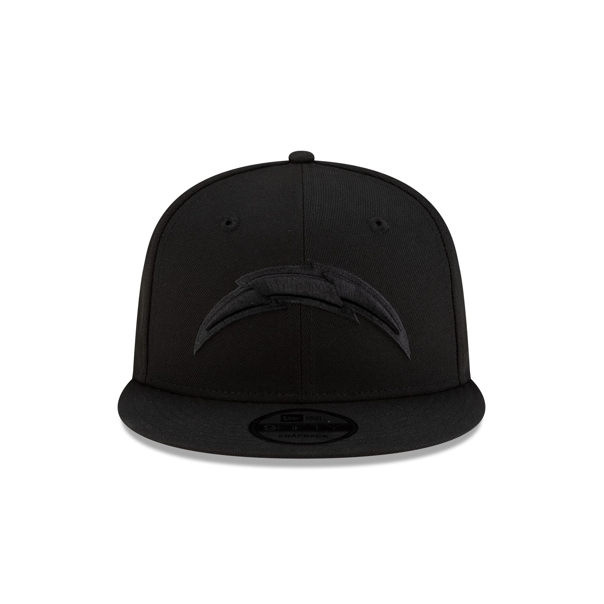 Alternative view of Los Angeles Chargers Black On Black 9Fifty Snapback Hat