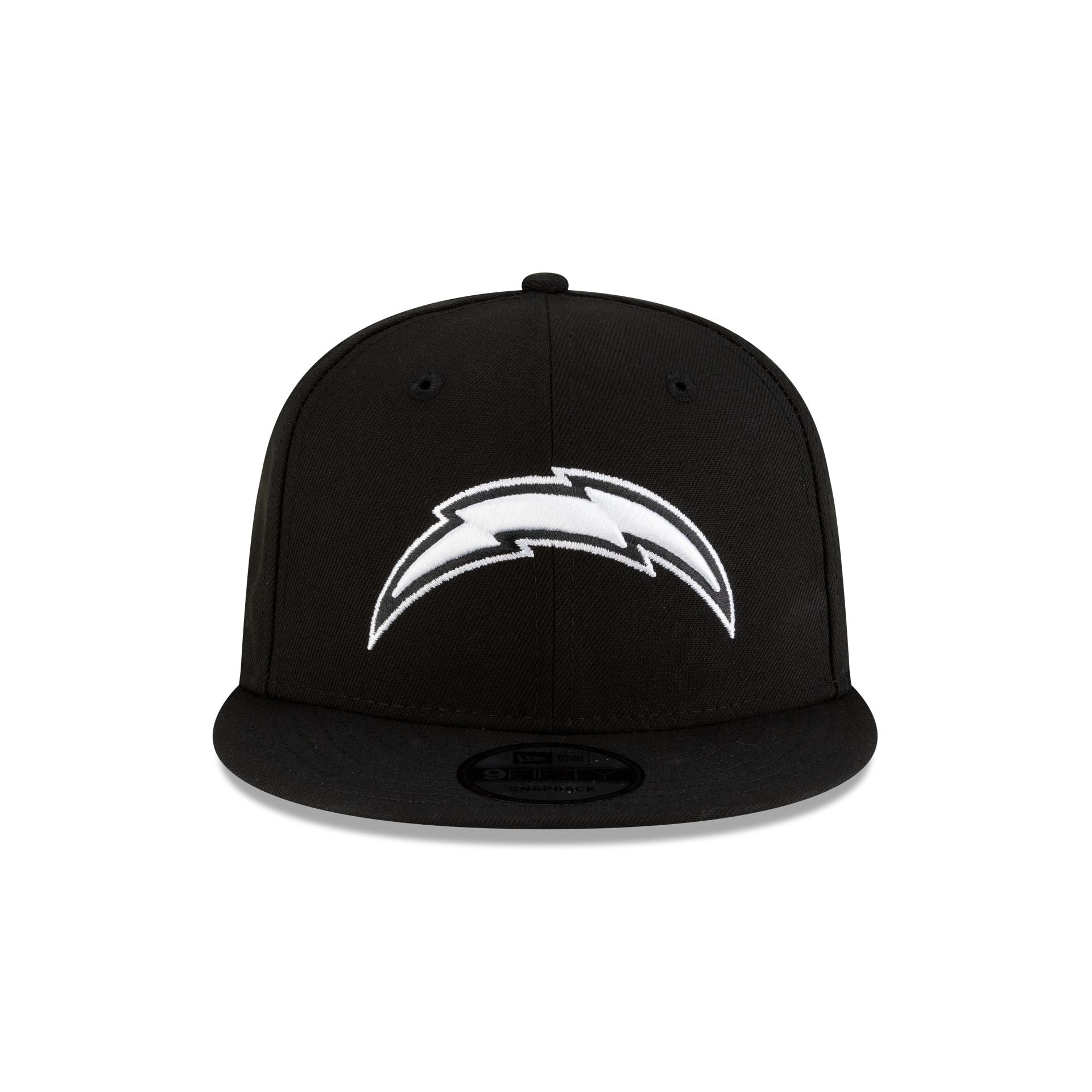 Alternative view of Los Angeles Chargers Black And White 9Fifty Snapback Hat
