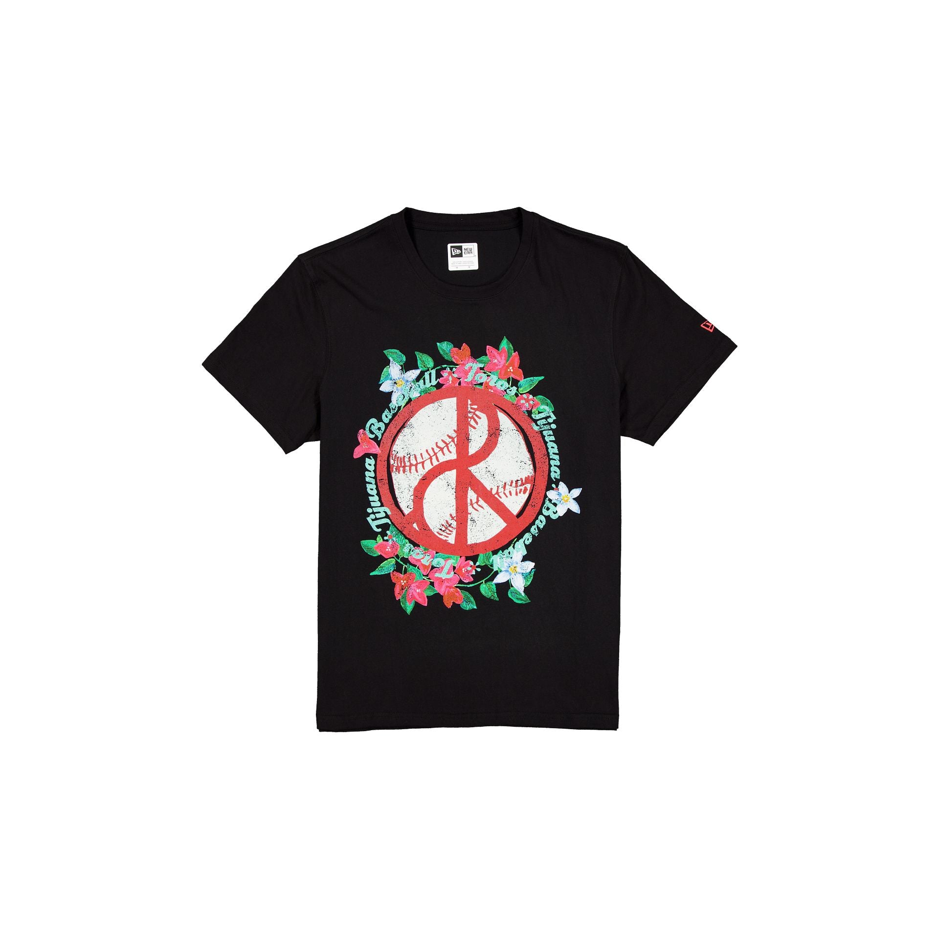 Toros De Tijuana Black Floral T-Shirt