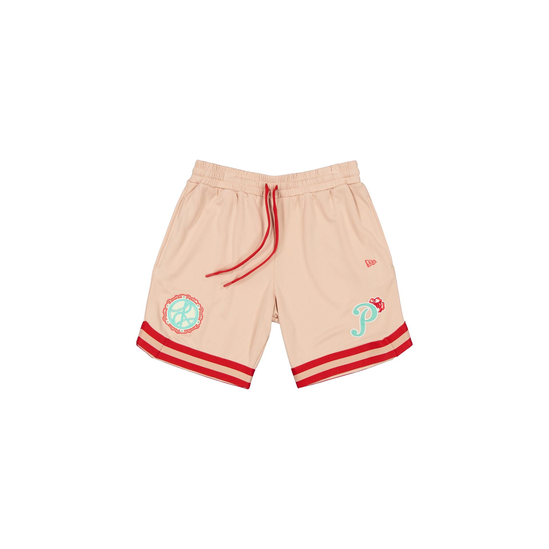 Pericos De Puebla Pale Pink Floral Shorts