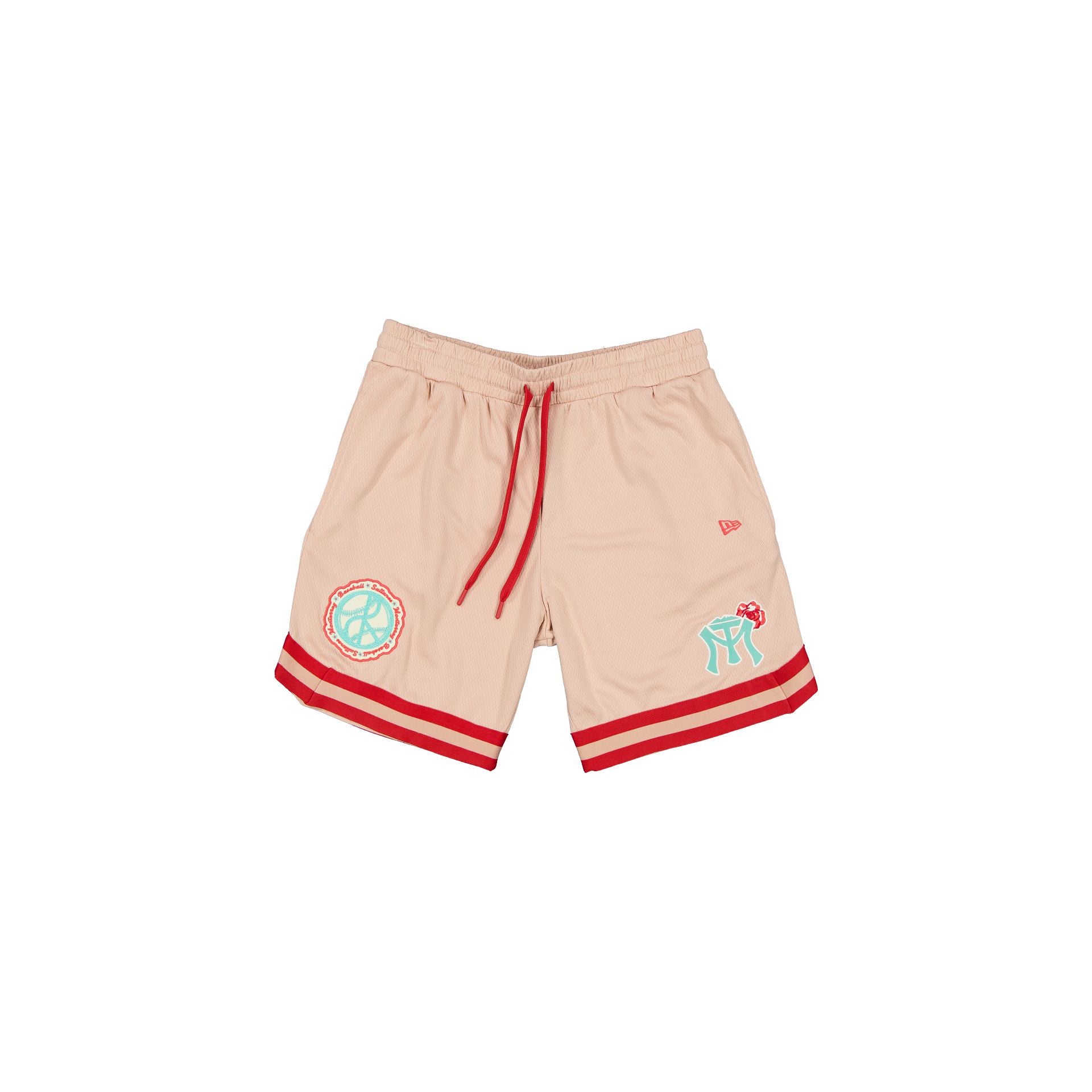 Sultanes De Monterrey Pale Pink Floral Shorts