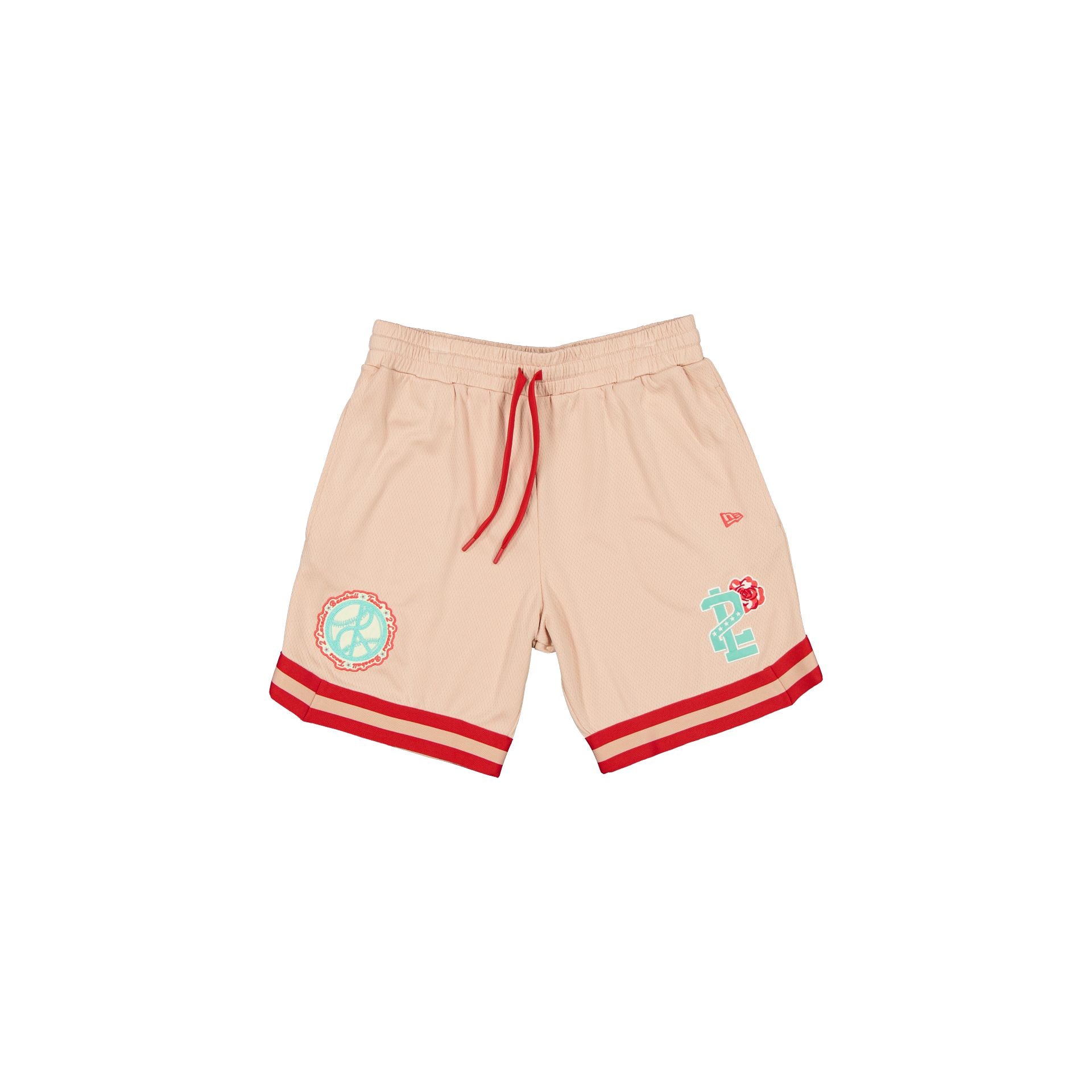 Tecolotes De Los Dos Laredos Pale Pink Floral Shorts