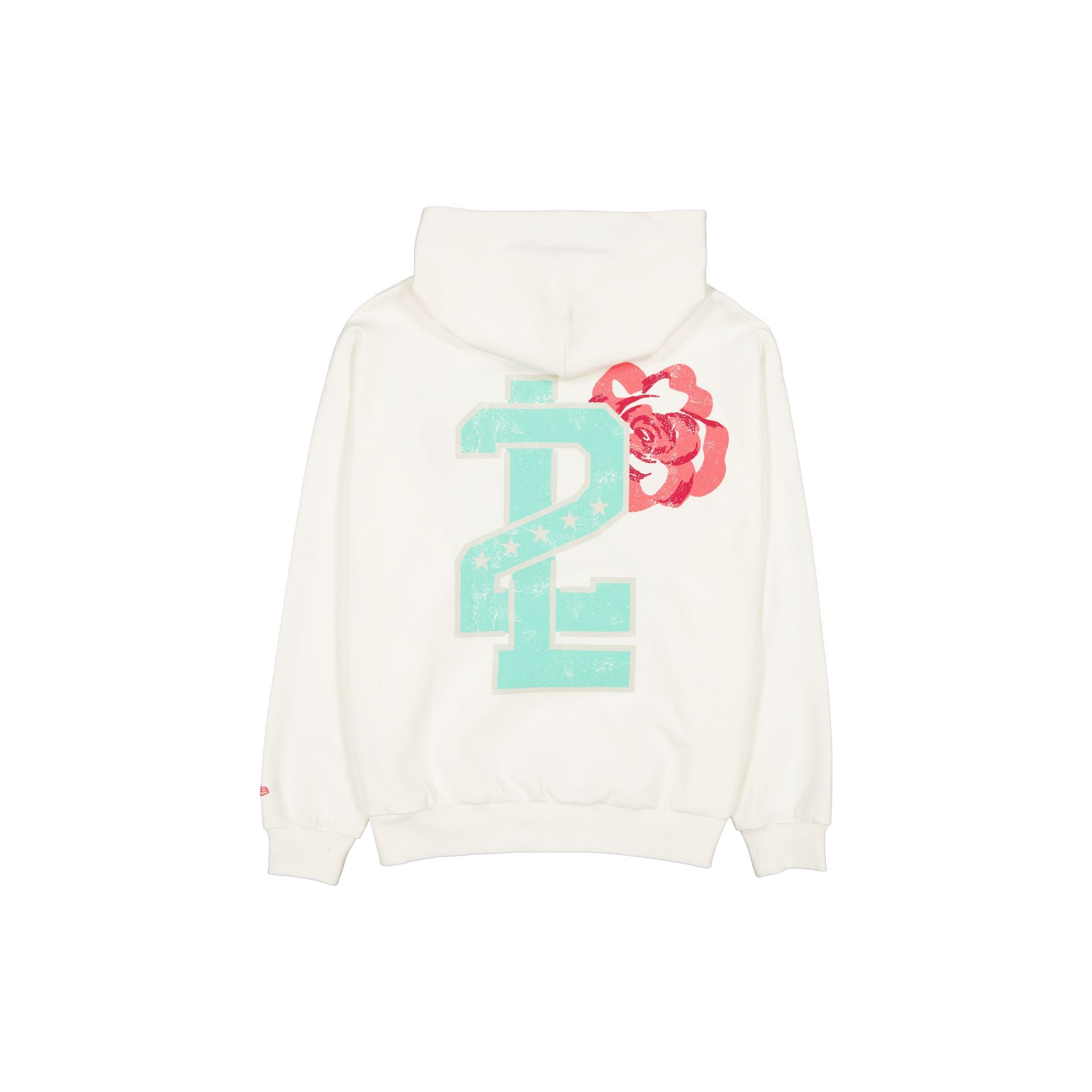 Alternative view of Tecolotes De Los Dos Laredos Stone Floral Hoodie