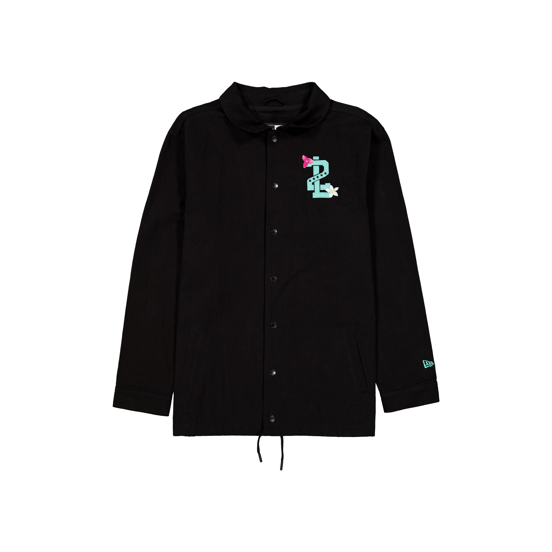 Tecolotes De Los Dos Laredos Black Floral Jacket