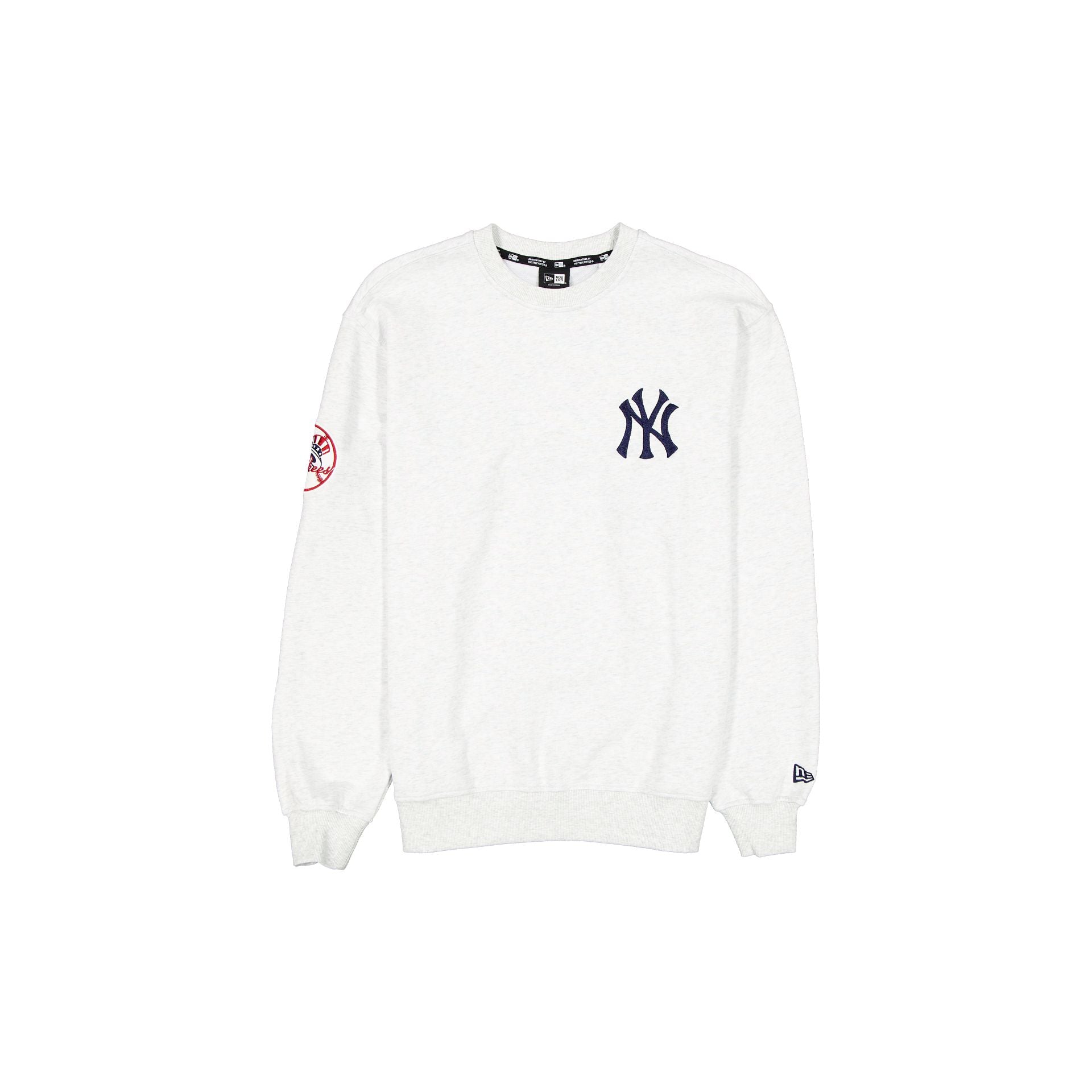 Alternative view of New York Yankees White Crewneck
