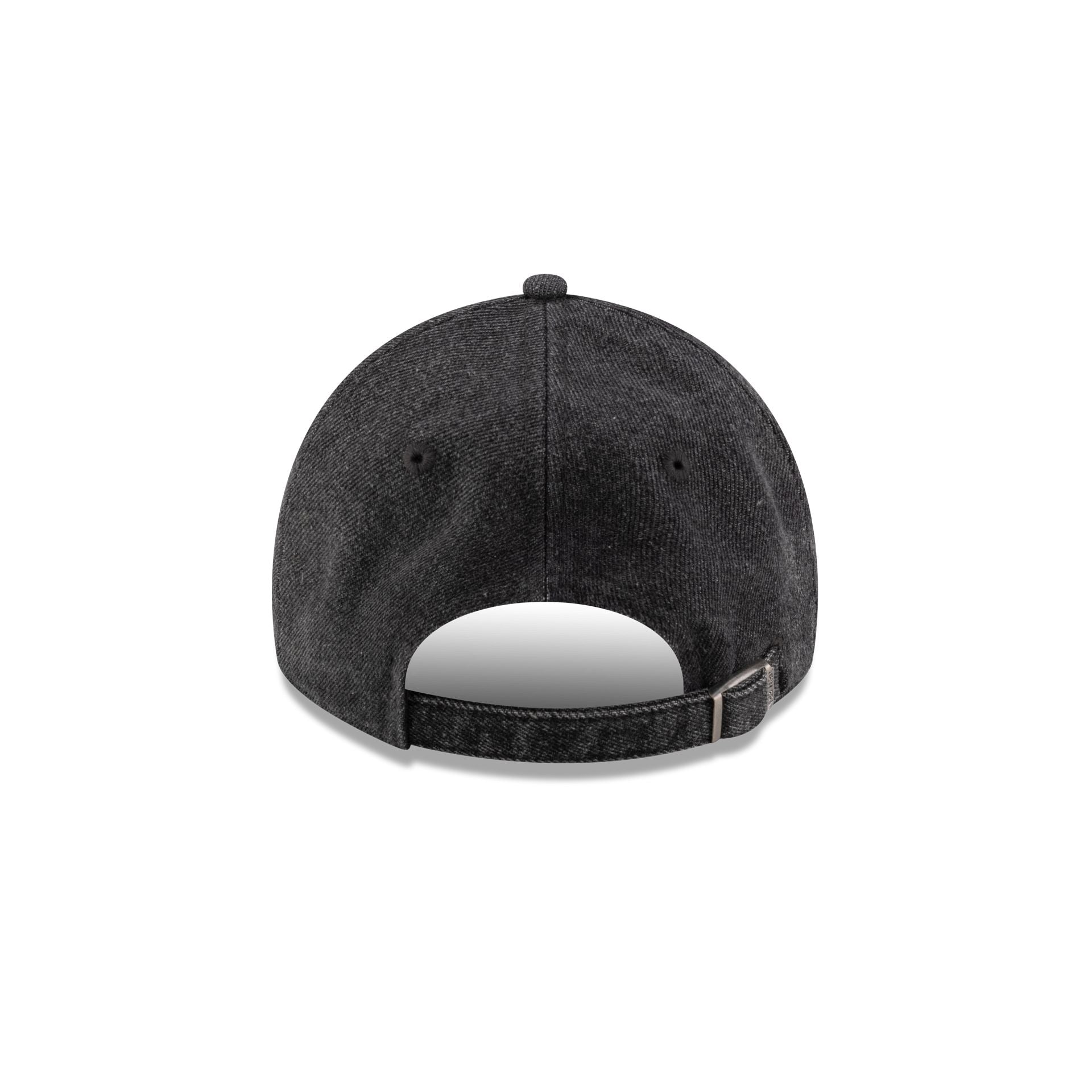 New Era Cap Handwritten Black Denim 9Twenty Easy Snap Hat - Image 6