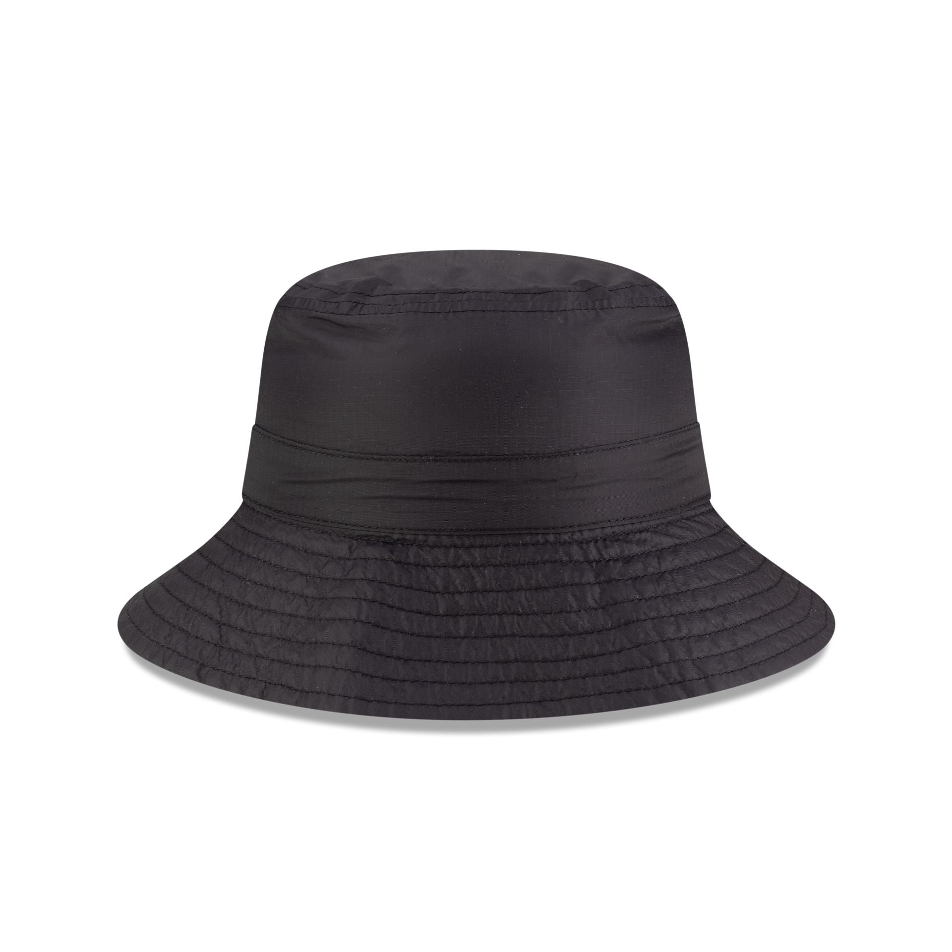 Alternative view of New Era Cap Packable Ripstop Black Bucket Hat