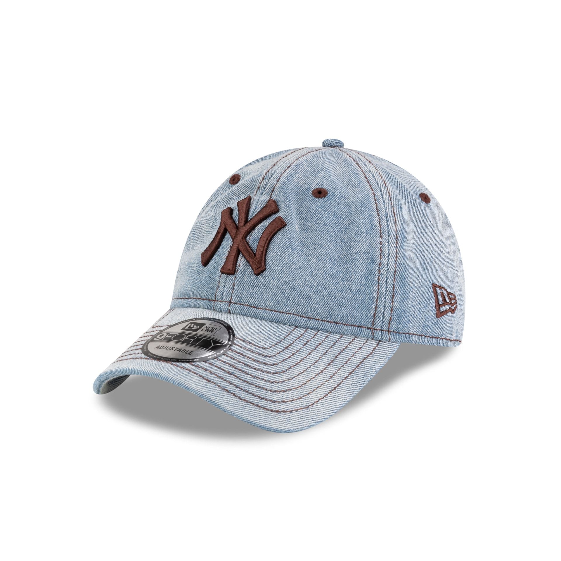 New York Yankees Light Blue Denim 9Forty Adjustable Hat