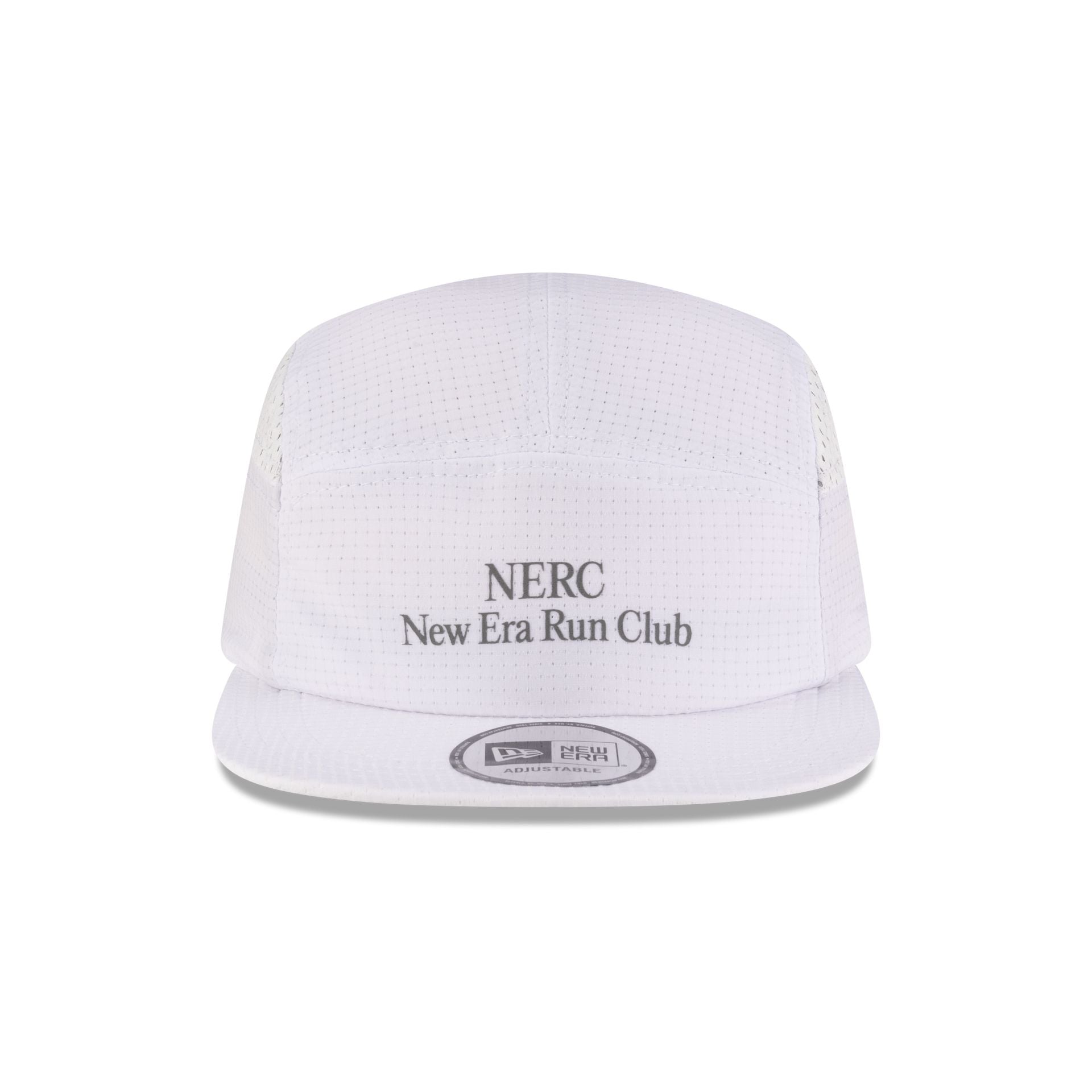 Alternative view of New Era Cap Run Club White Camper Strapback Hat