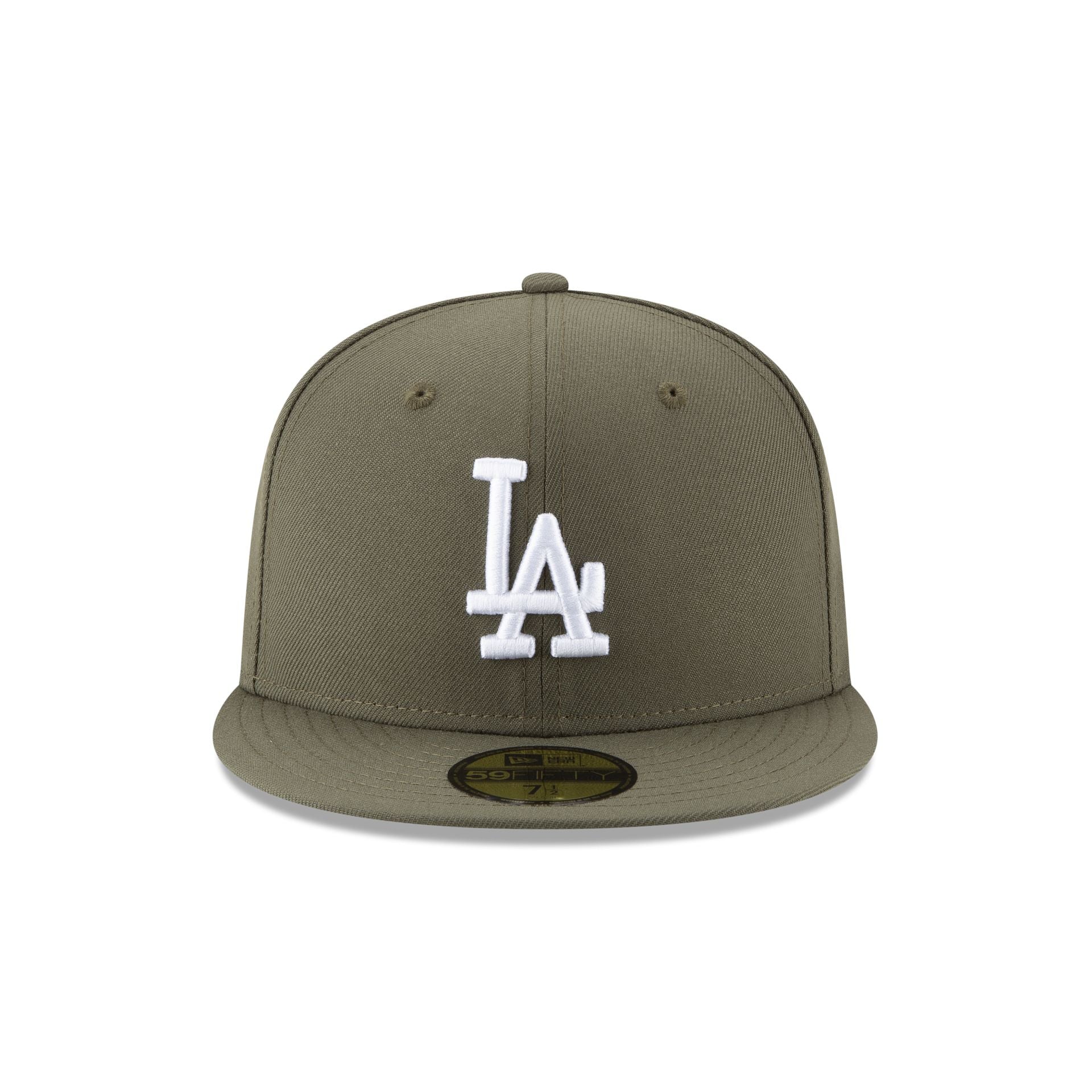 Alternative view of Los Angeles Dodgers 2024 World Series Champions New Olive 59Fifty Fitted Hat