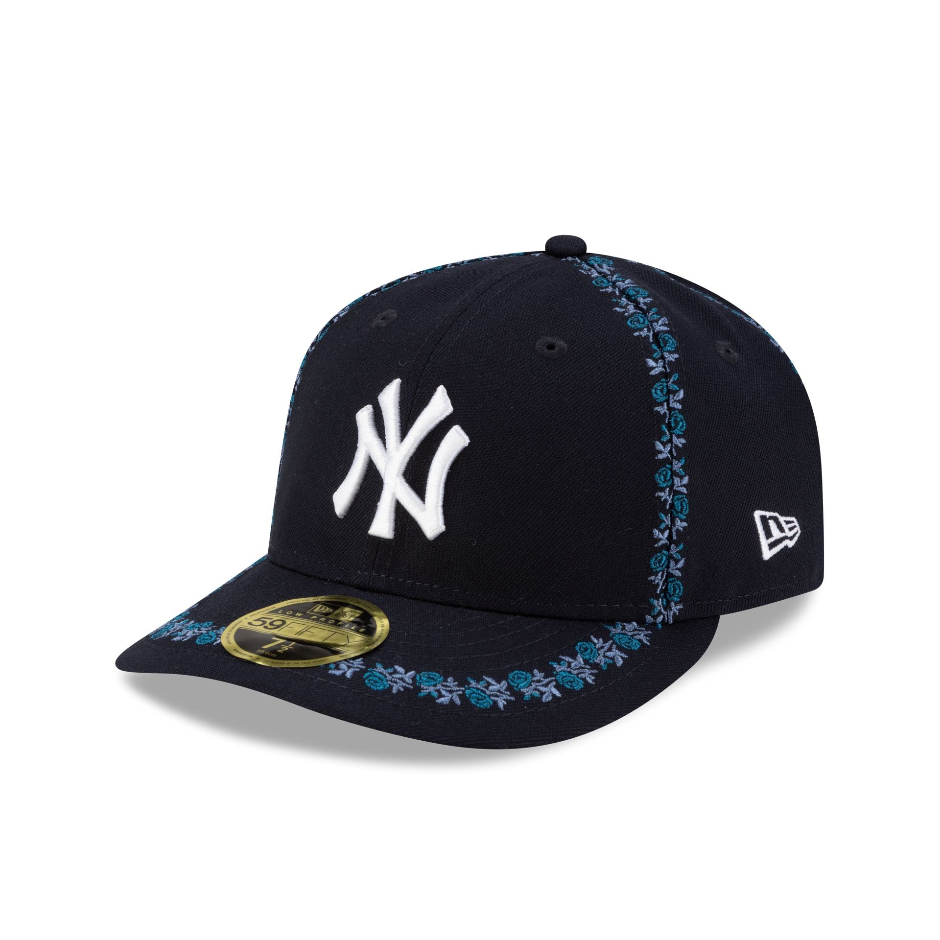 New York Yankees Rose Emblem Low Profile 59Fifty Fitted Hat