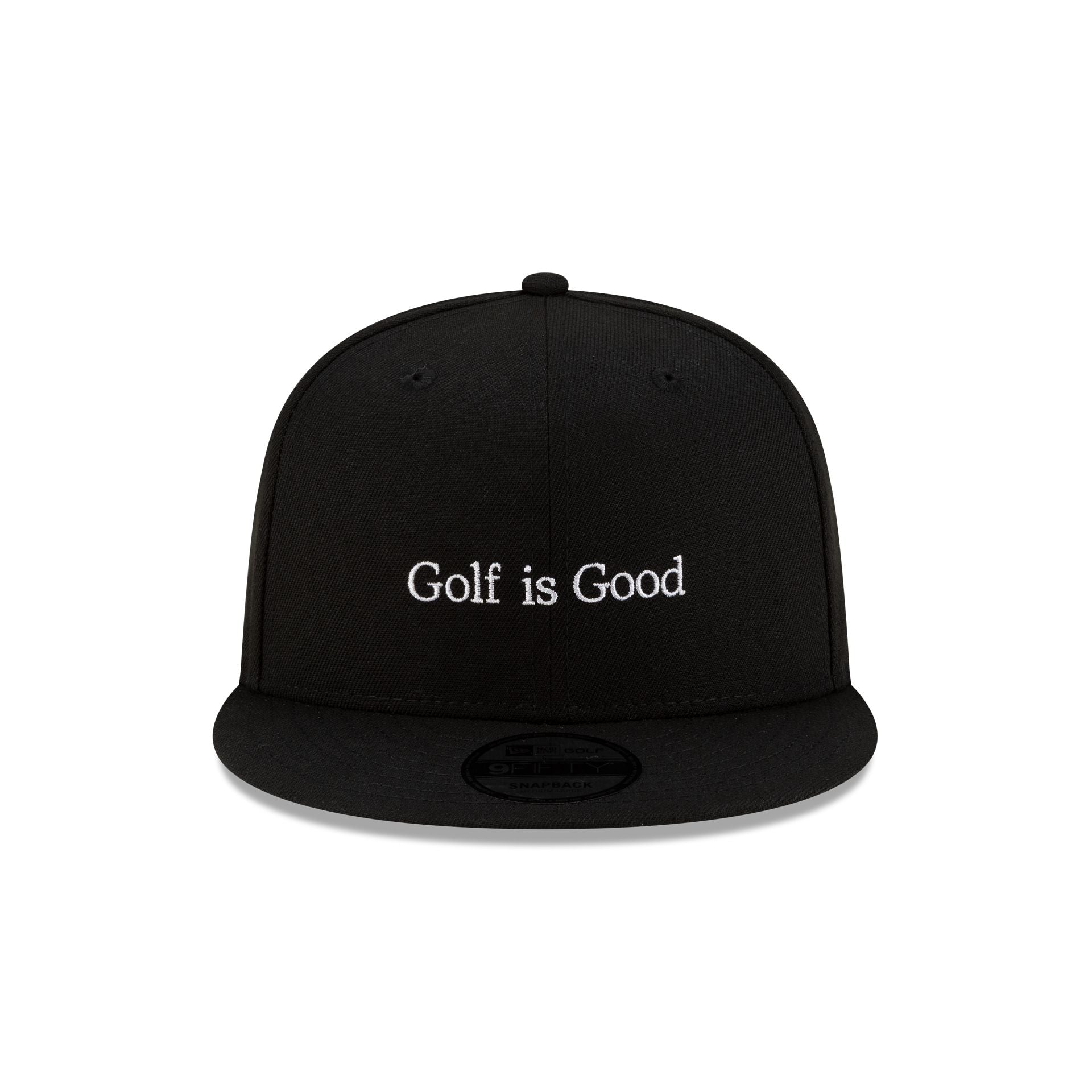 Alternative view of New Era Cap Golf Is Good Black 9Fifty Snapback Hat