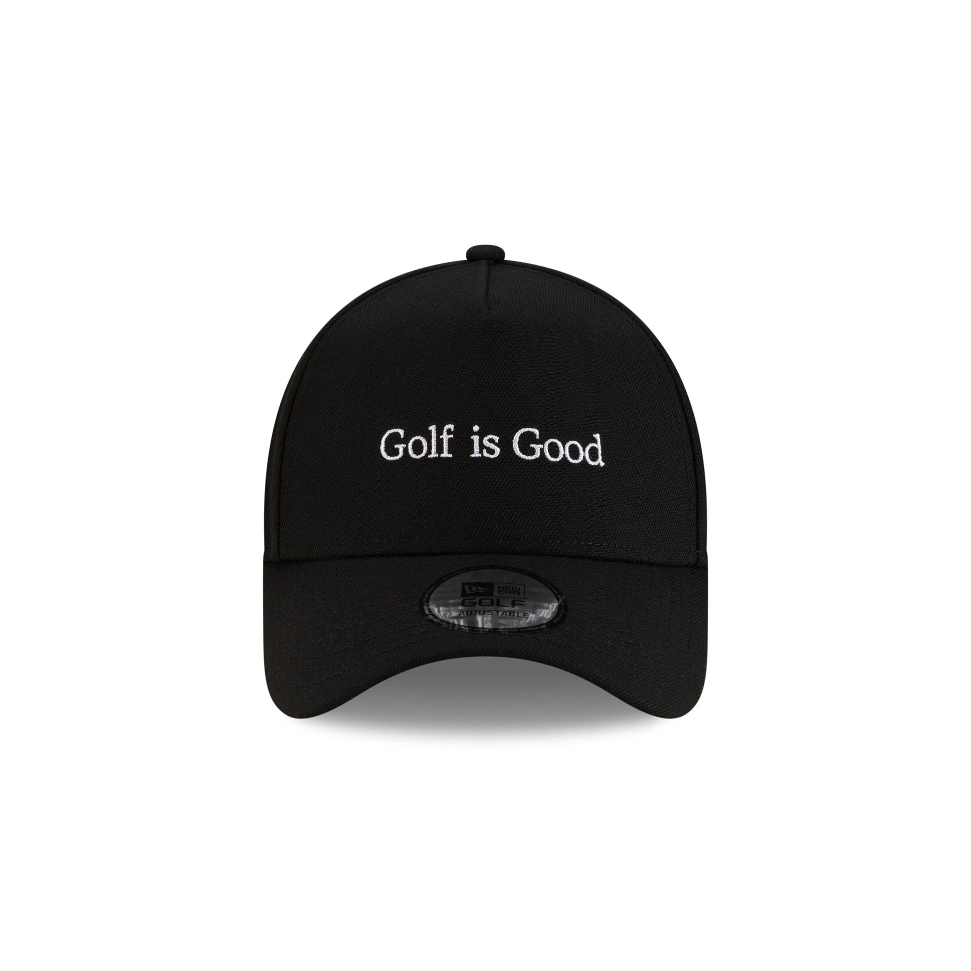 Alternative view of New Era Cap Golf Is Good Black 9Forty A-Frame Snapback Hat