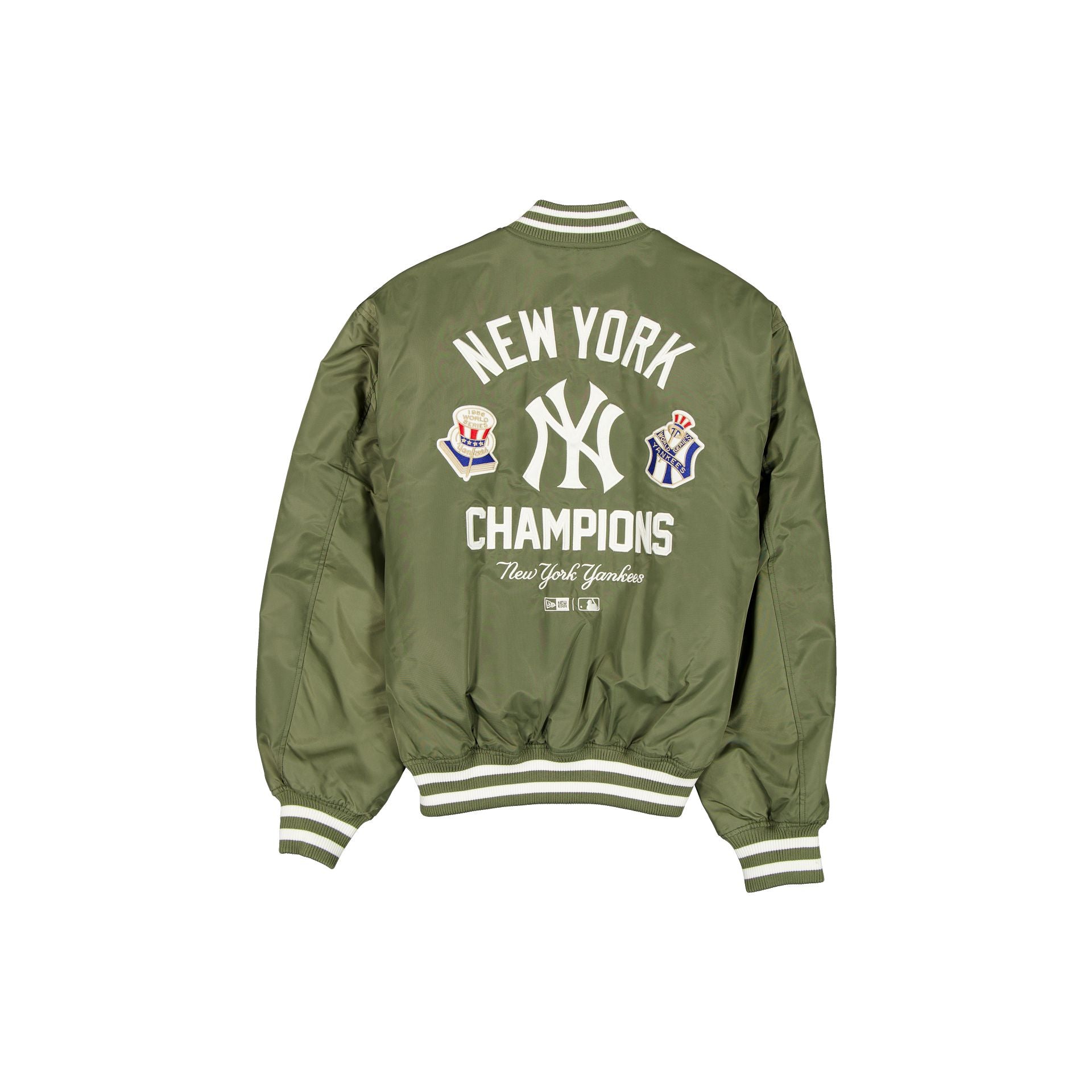 Alternative view of New York Yankees Nylon Sage Green Stadium Jacket