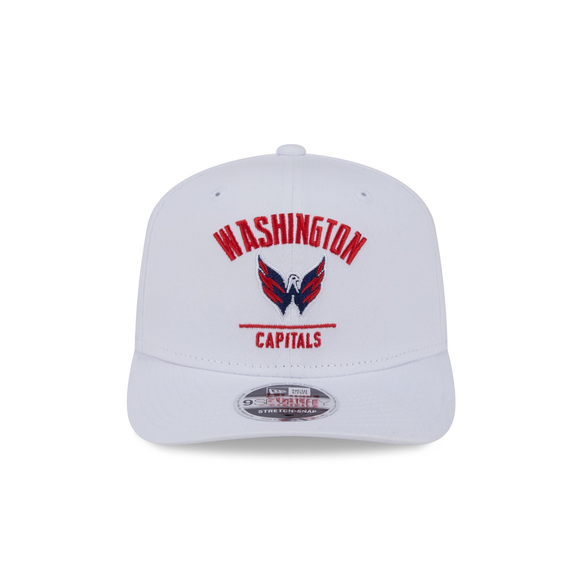 Alternative view of Washington Capitals Alex Ovechkin Goals Leader White 9Seventy Stretch-Snap Hat