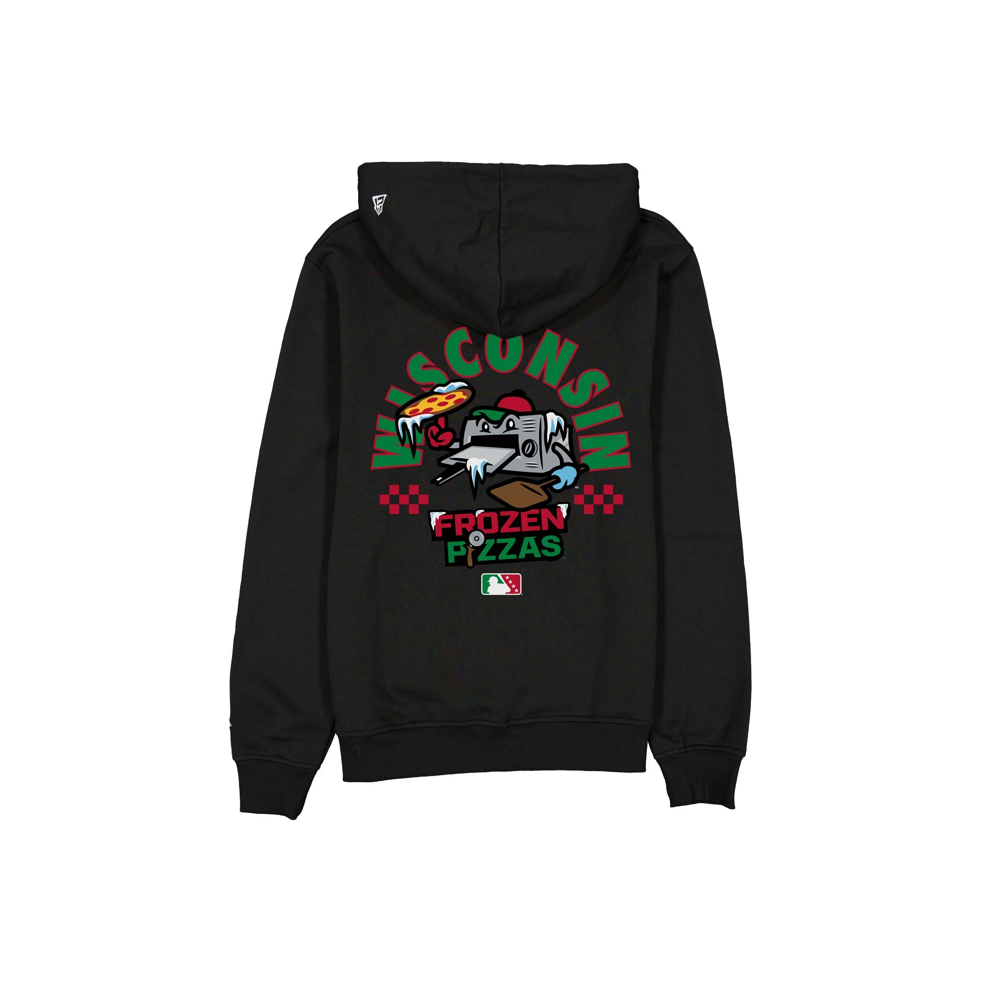 Alternative view of Wisconsin Timber Rattlers Black Food Pack Hoodie