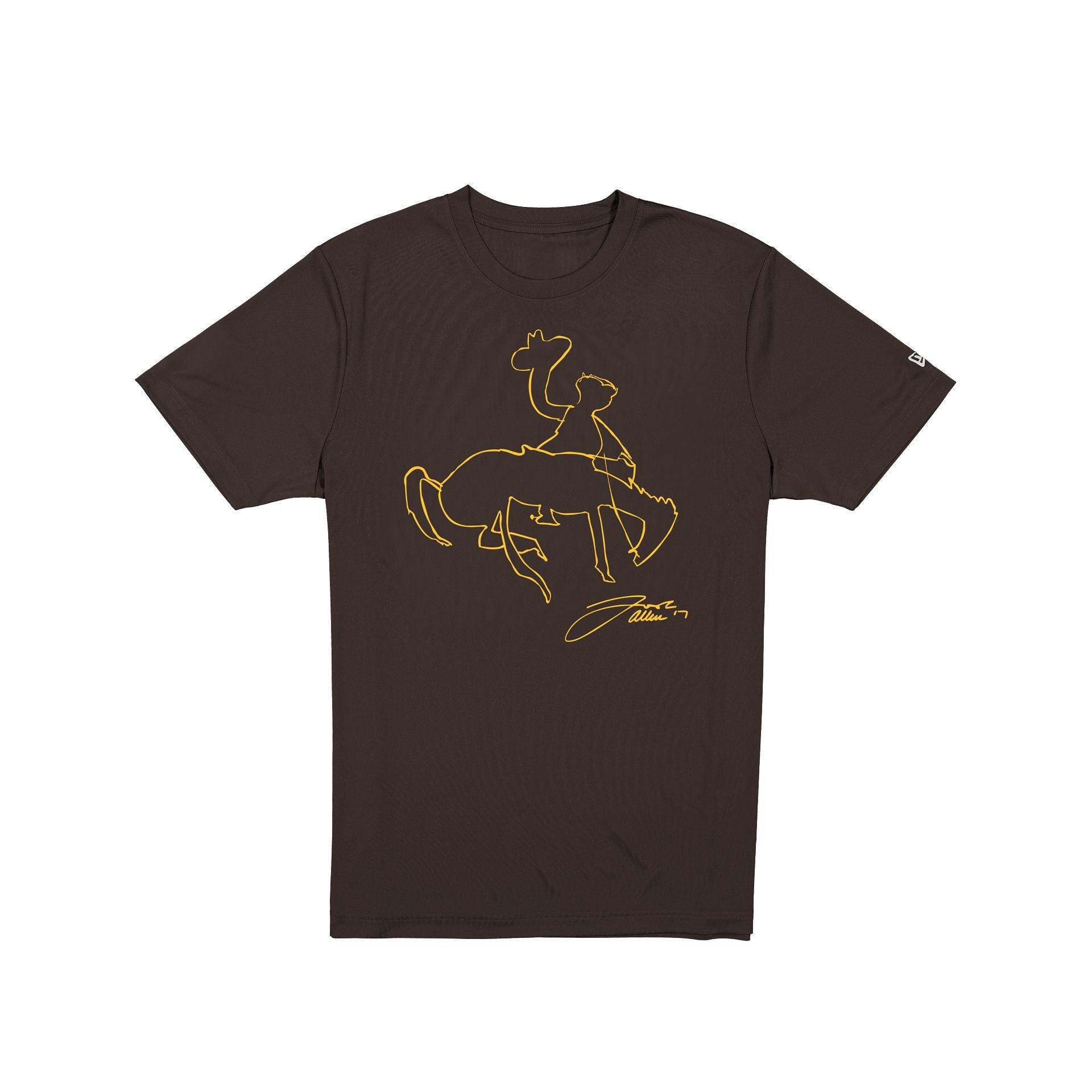 Wyoming Cowboys Josh Allen Jersey Retirement Cowboy T-Shirt