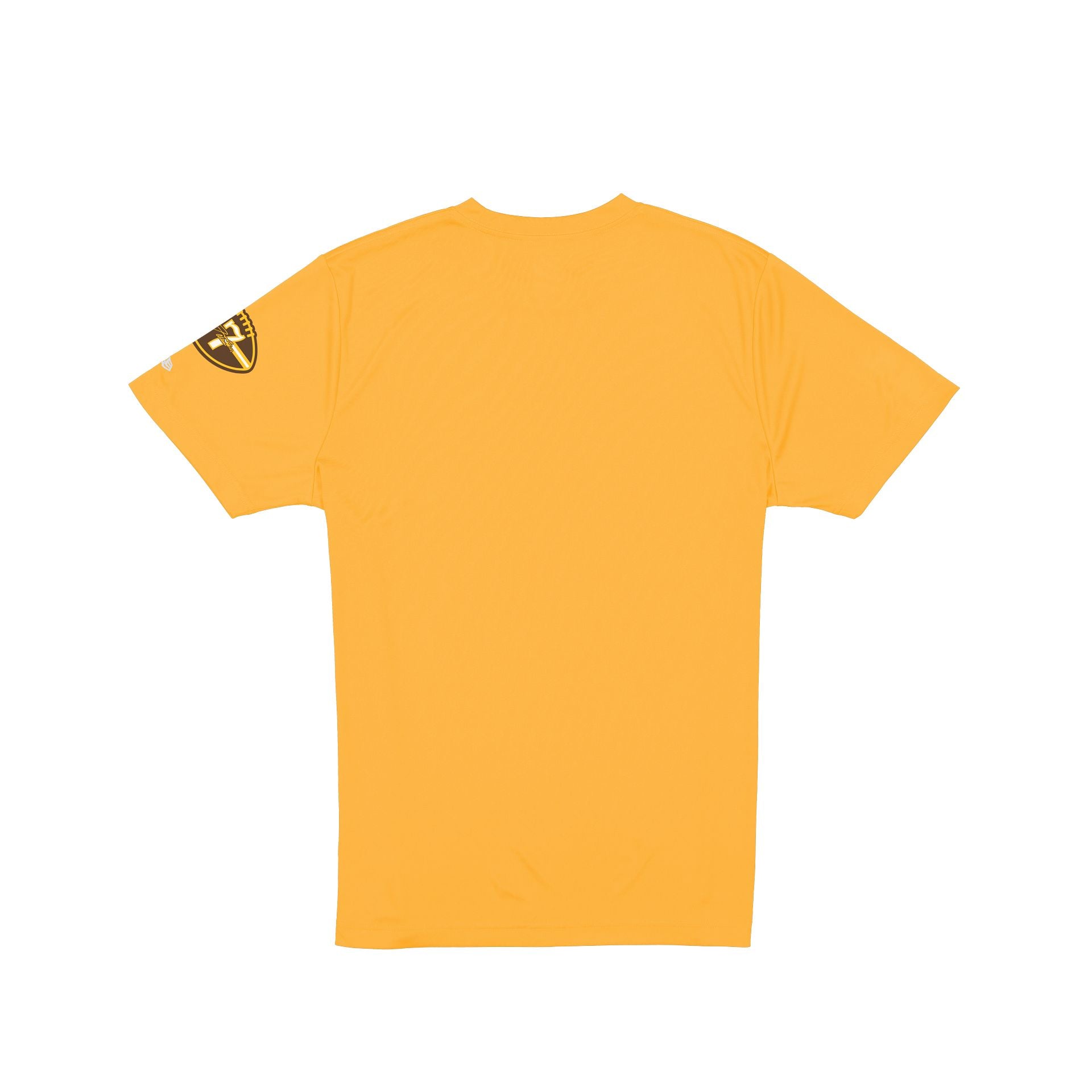 Alternative view of Wyoming Cowboys Josh Allen Jersey Retirement Gold T-Shirt