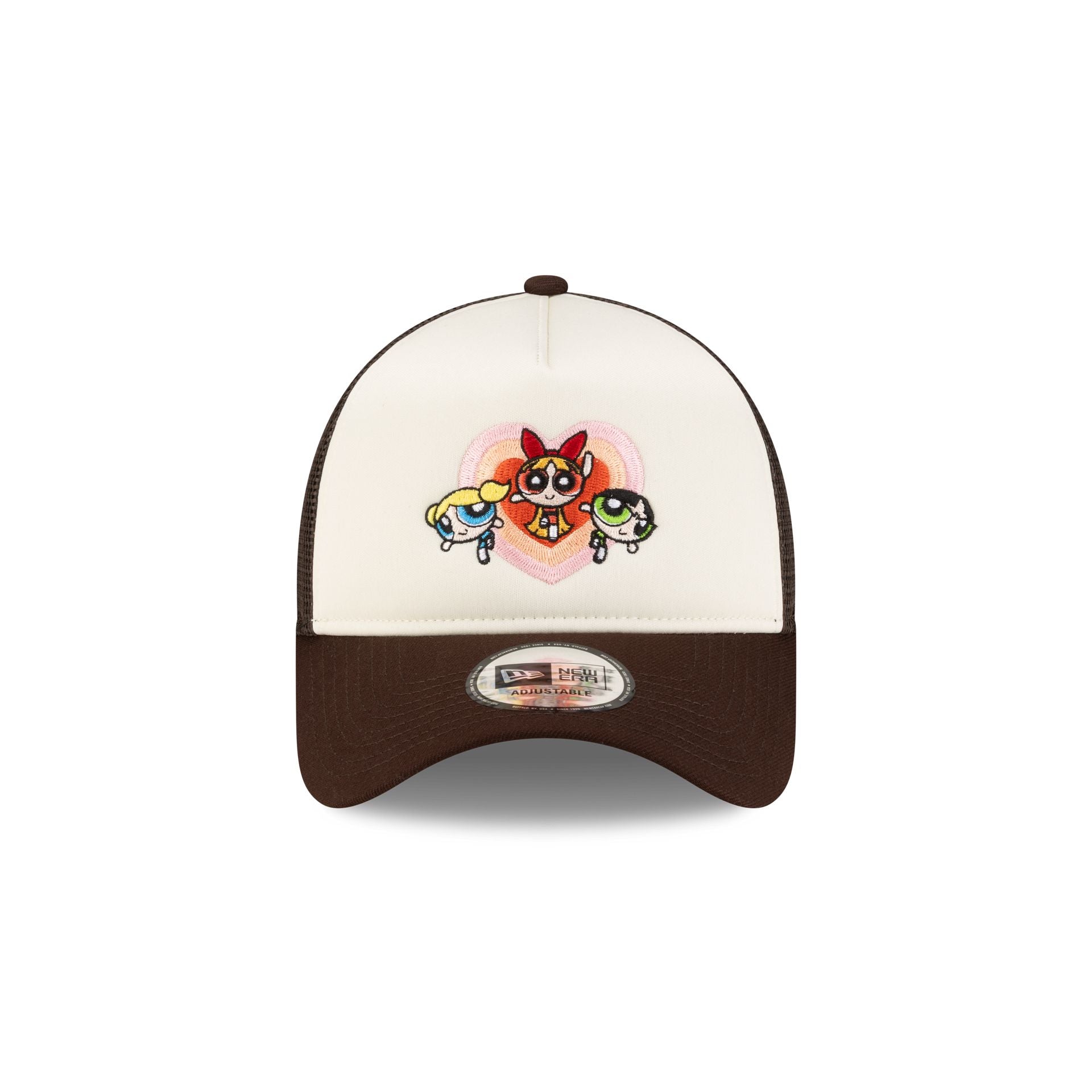 Alternative view of The Powerpuff Girls Chrome Black 9Forty A-Frame Trucker