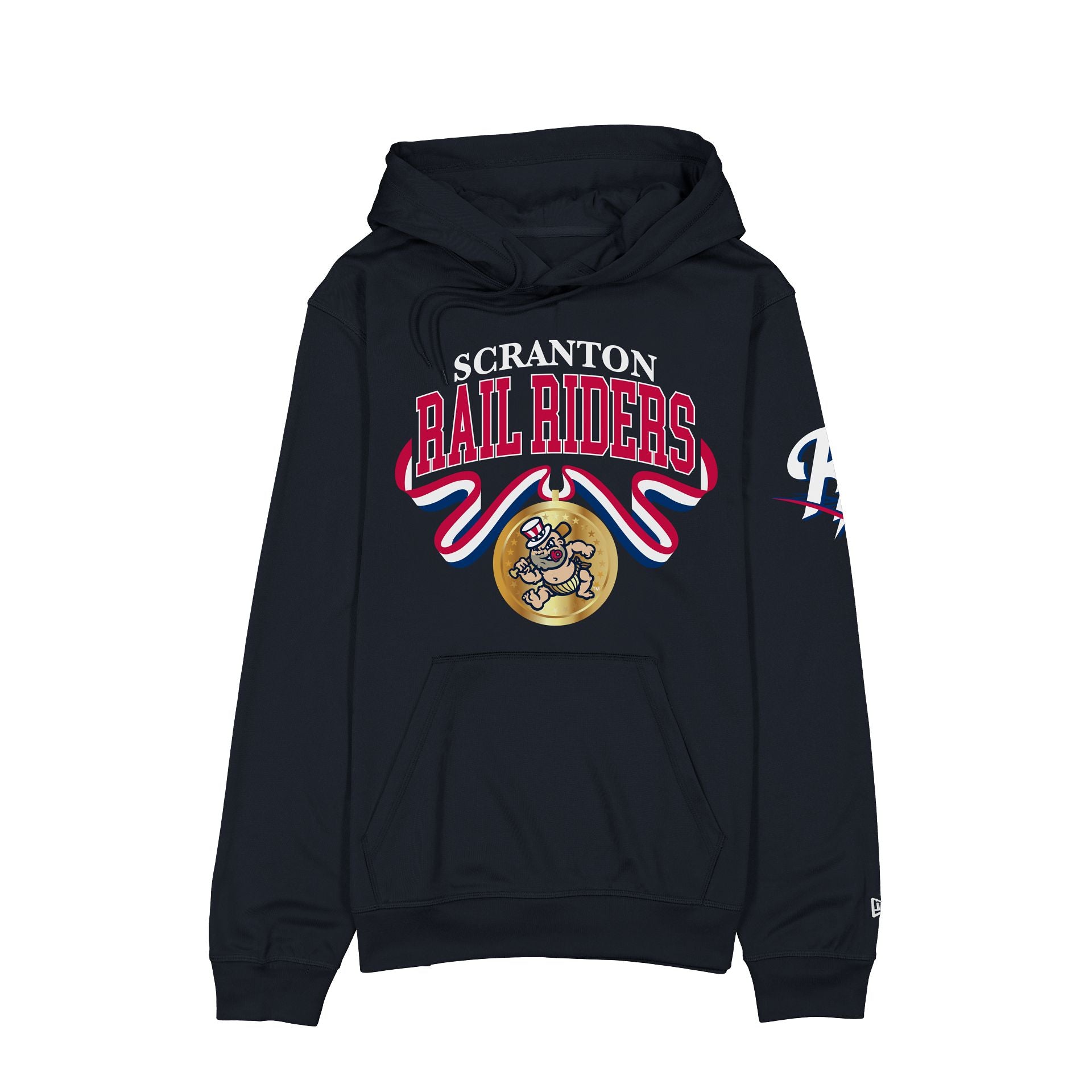 Scranton Wilkes-Barre Railriders Americana Navy Hoodie