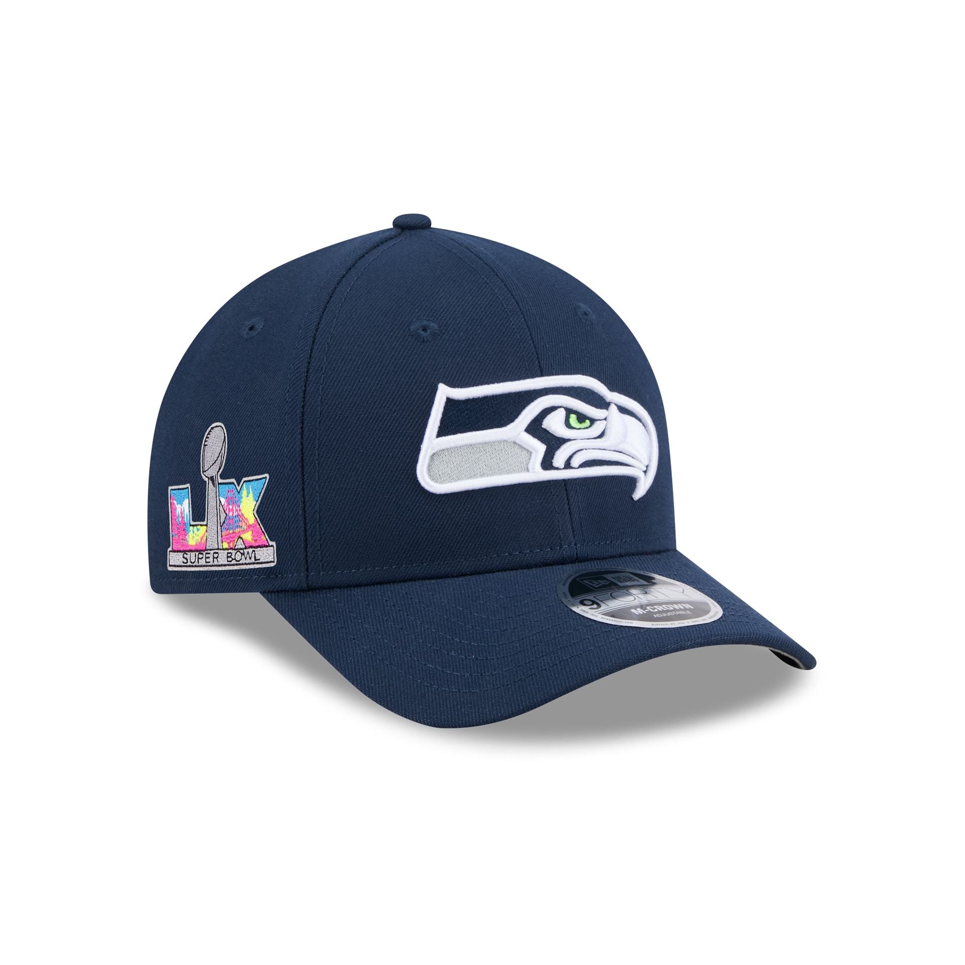 Seattle Seahawks Super Bowl Lx Participation Sidepatch 9Forty M-Crown Snapback Hat