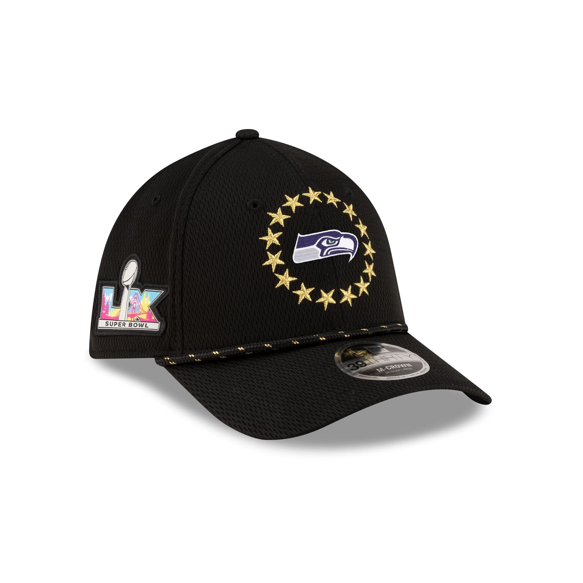 Seattle Seahawks Super Bowl Lx Participation 39Thirty M-Crown Stretch Fit