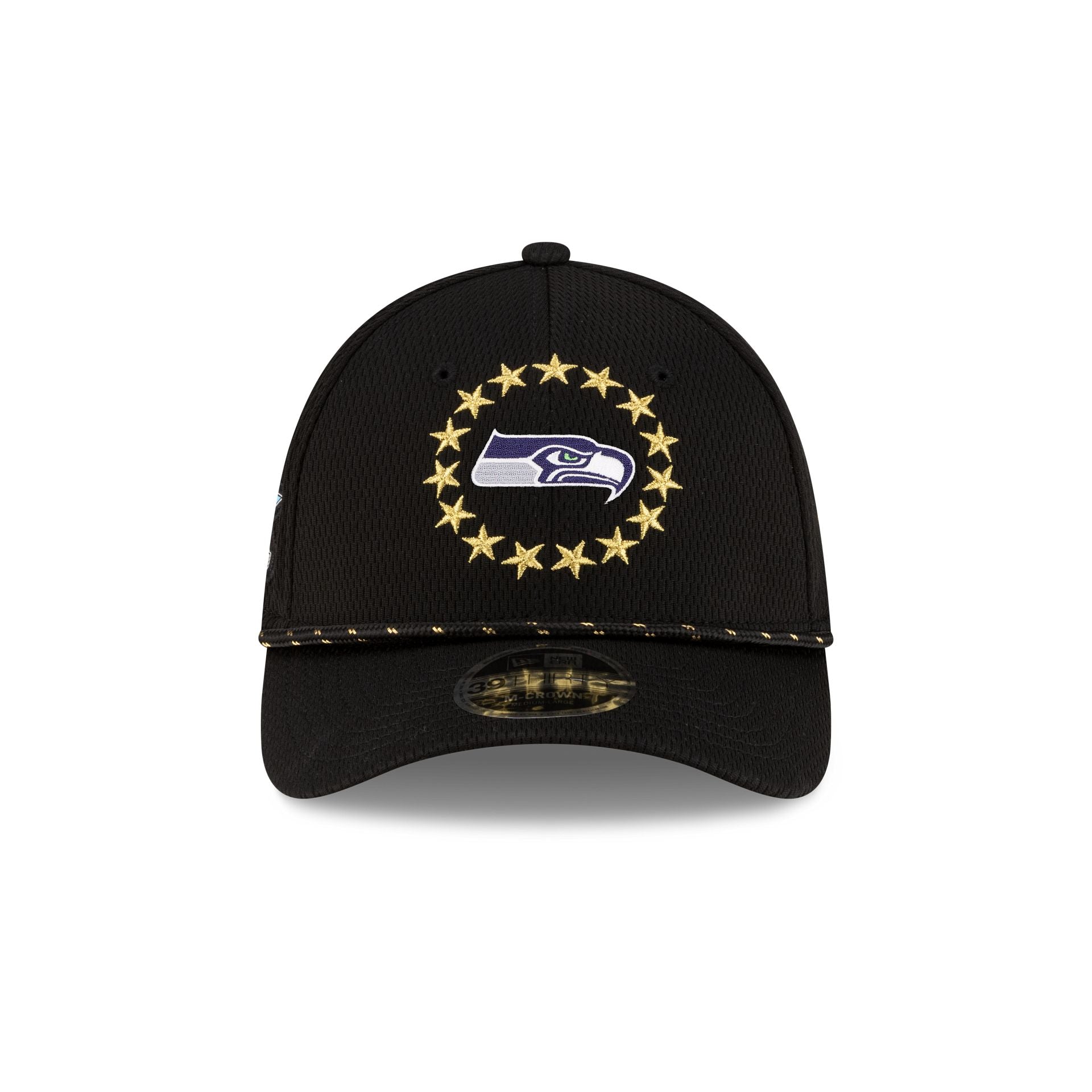 Alternative view of Seattle Seahawks Super Bowl Lx Participation 39Thirty M-Crown Stretch Fit