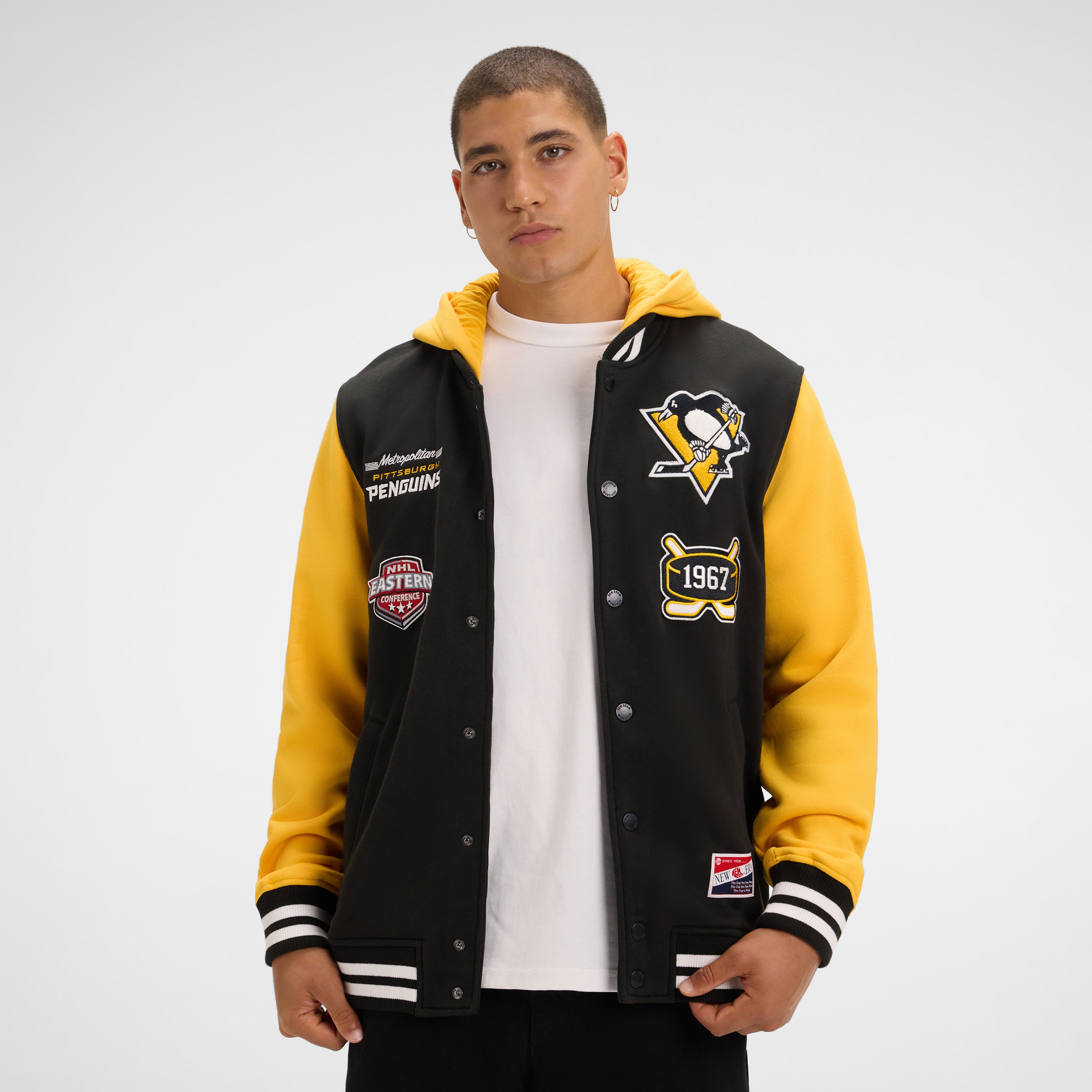 Alternative view of Denver Broncos Throwback Black Jacket