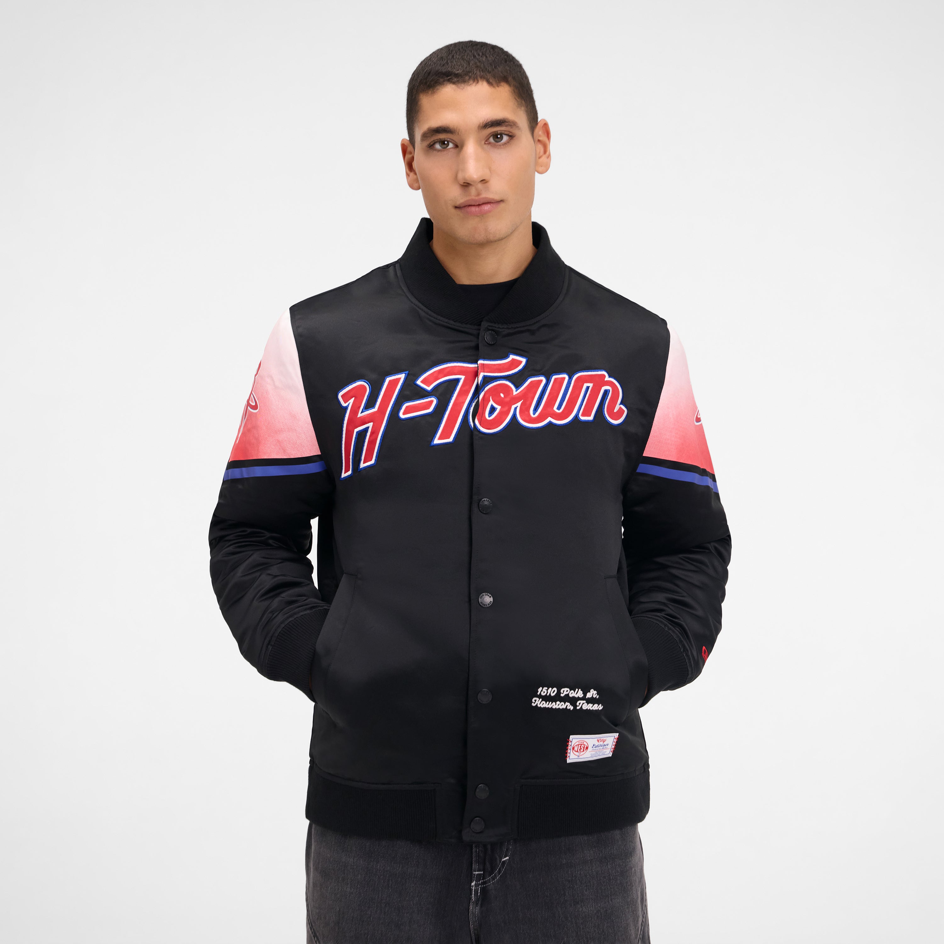 Alternative view of Minnesota Timberwolves 2025 City Edition Black Jacket