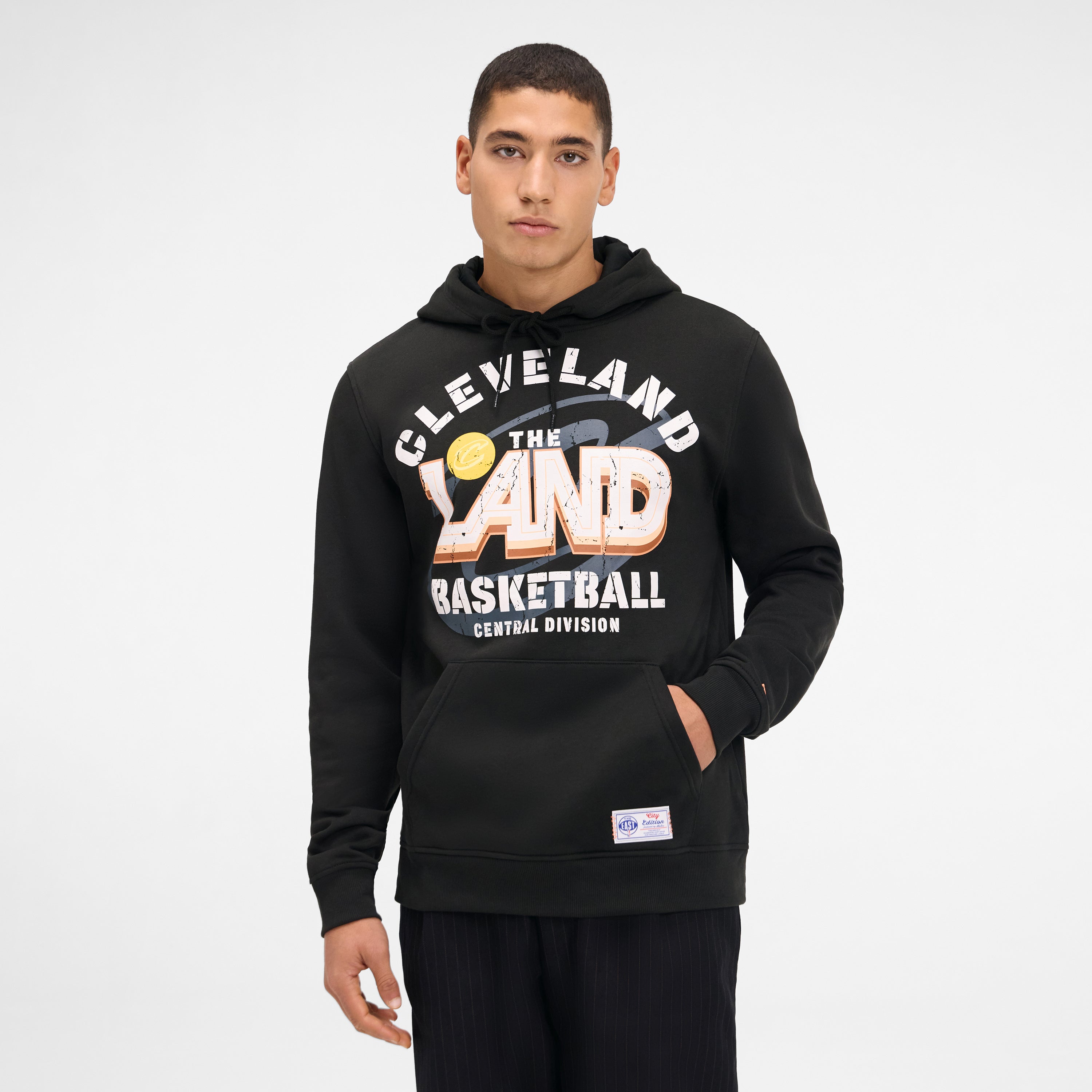 Alternative view of Memphis Grizzlies 2025 City Edition Black Hoodie