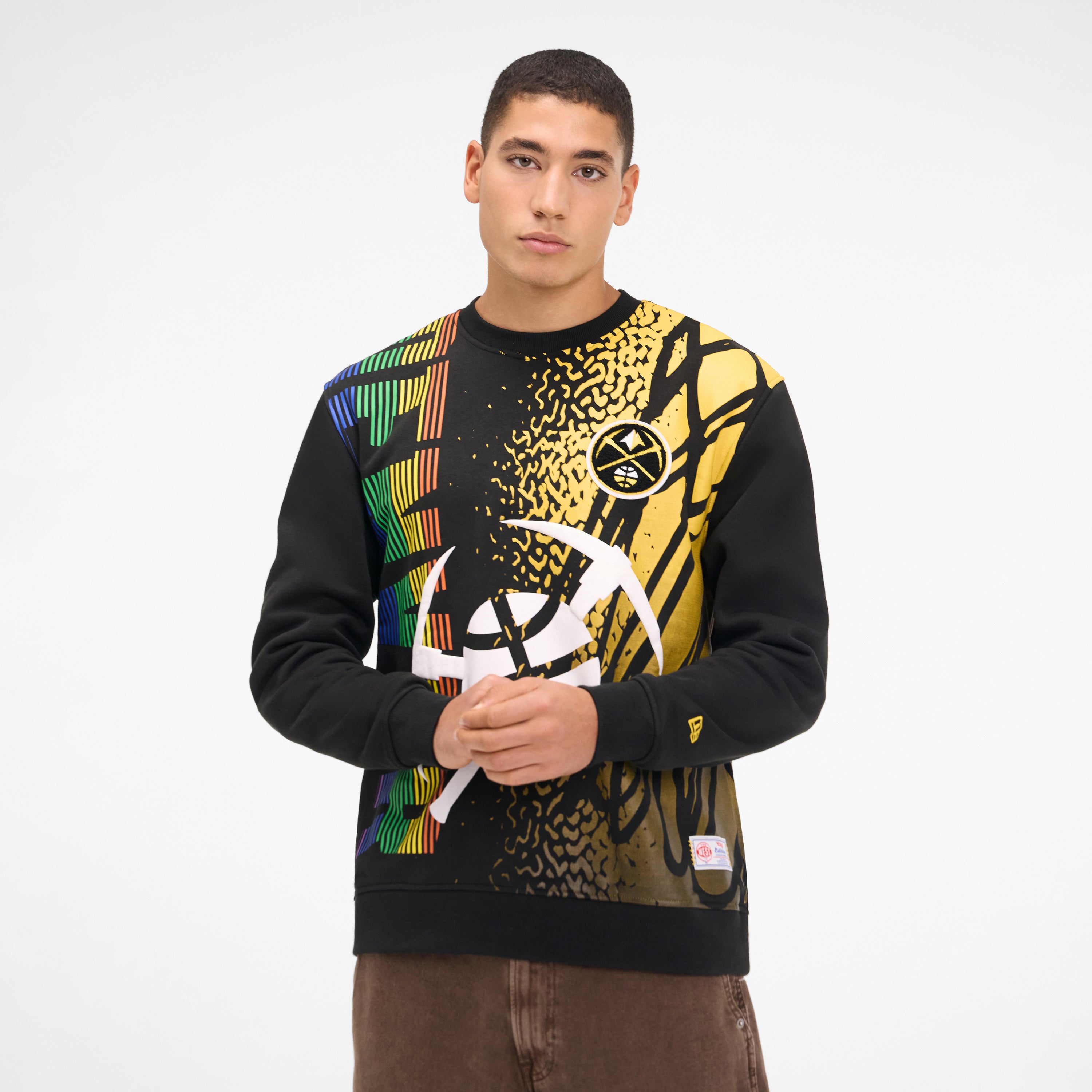 Alternative view of Memphis Grizzlies 2025 City Edition Black Crewneck