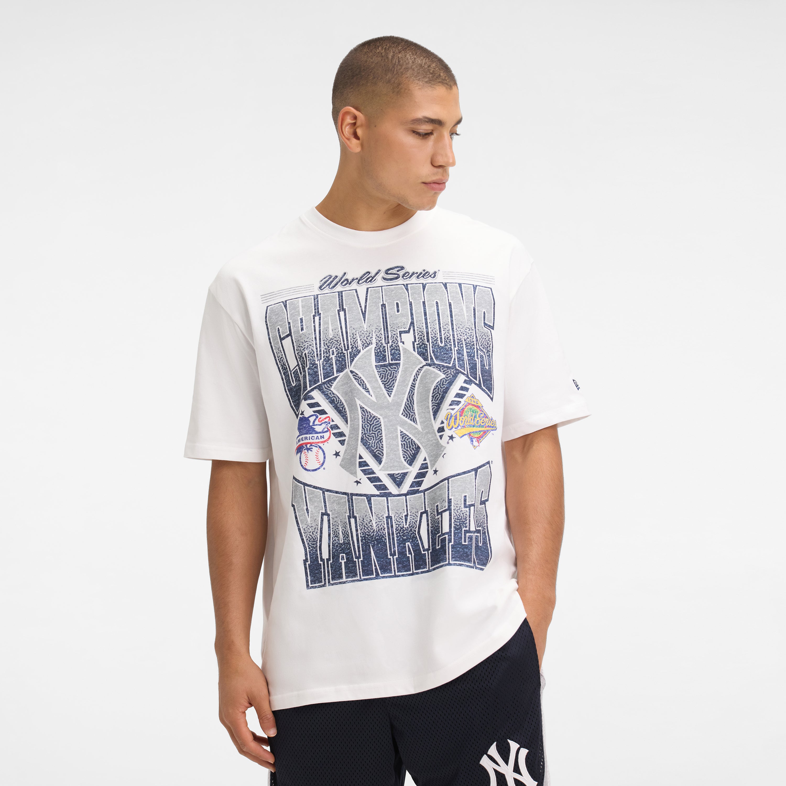 Alternative view of Milwaukee Bucks Sport Classics Washed Optic White T-Shirt