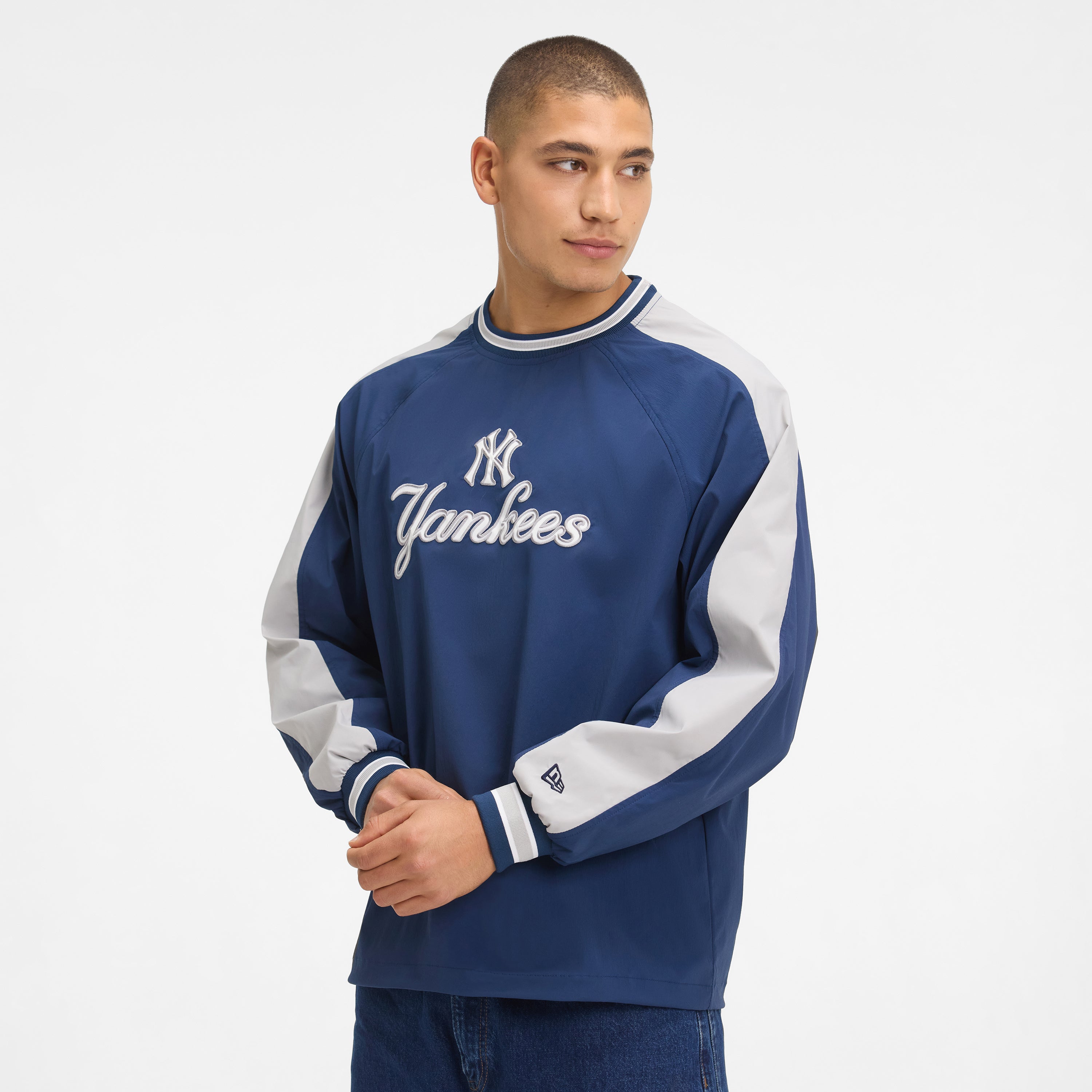 Alternative view of Los Angeles Dodgers Navy Windbreaker