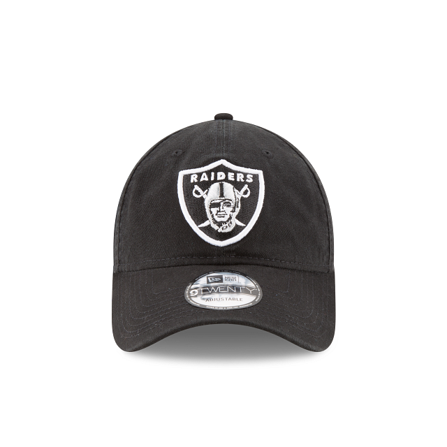 Alternative view of Las Vegas Raiders Core Classic Black 9Twenty Adjustable Hat