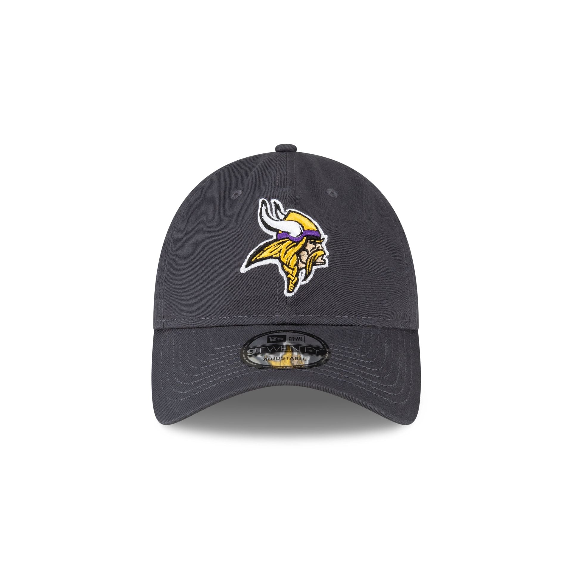 Alternative view of Minnesota Vikings Nfl Core Classic Graphite 9Twenty Adjustable Hat