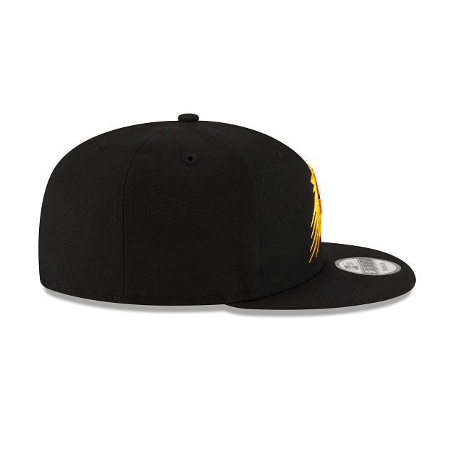 Phoenix Suns Basic Black 9Fifty Snapback Hat - Image 5