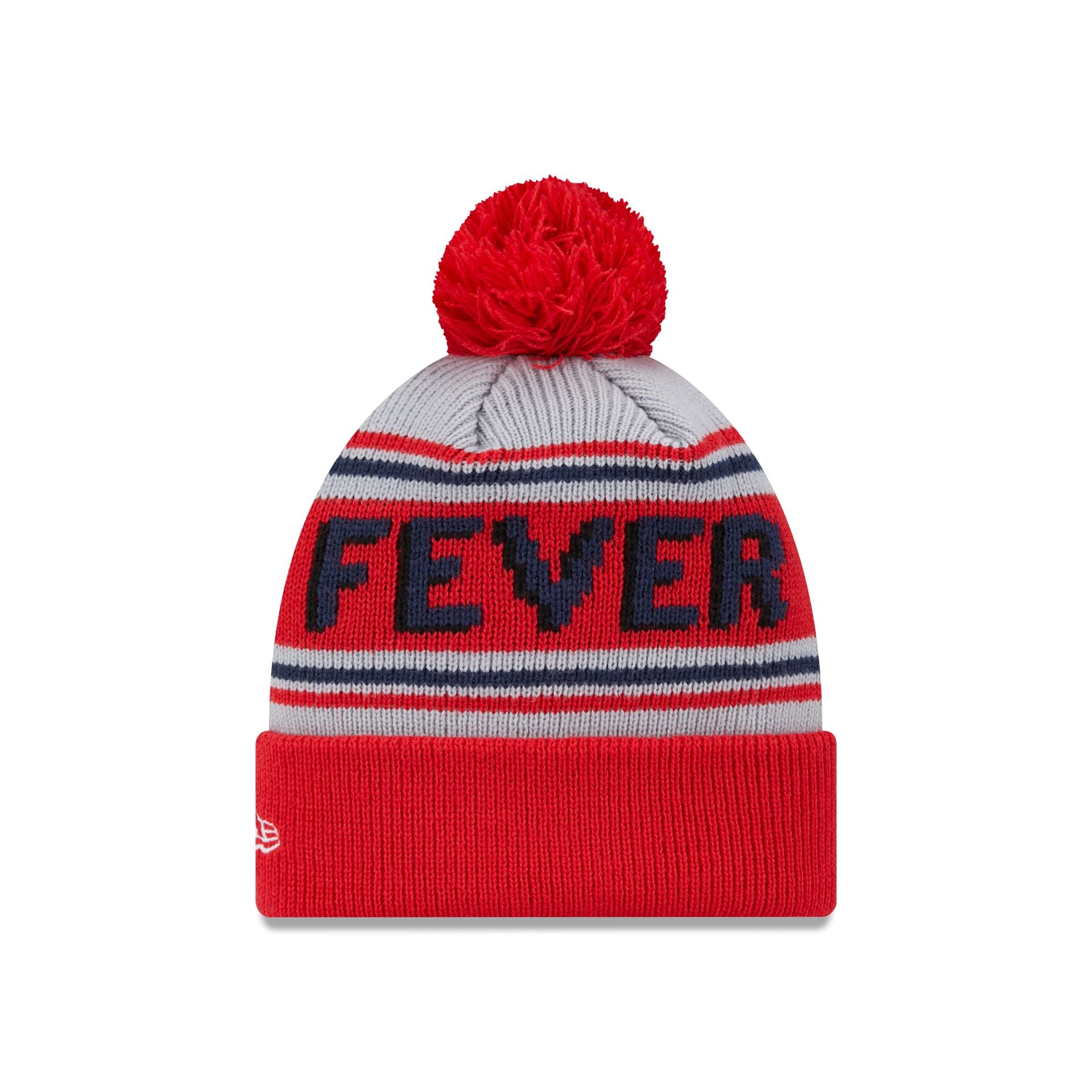 Alternative view of Indiana Fever 2024 Team Pom Knit Hat
