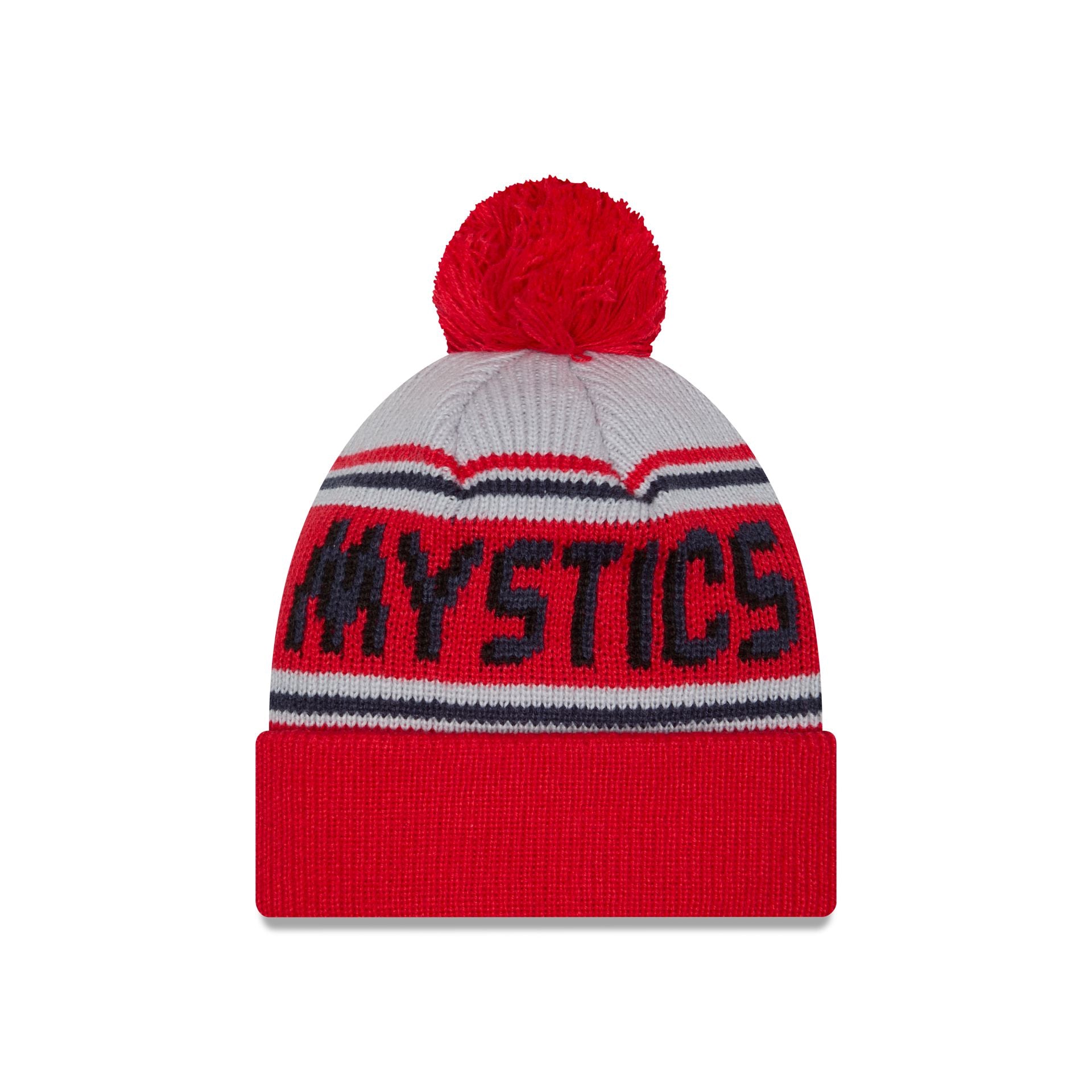 Alternative view of Washington Mystics 2024 Team Pom Knit Hat