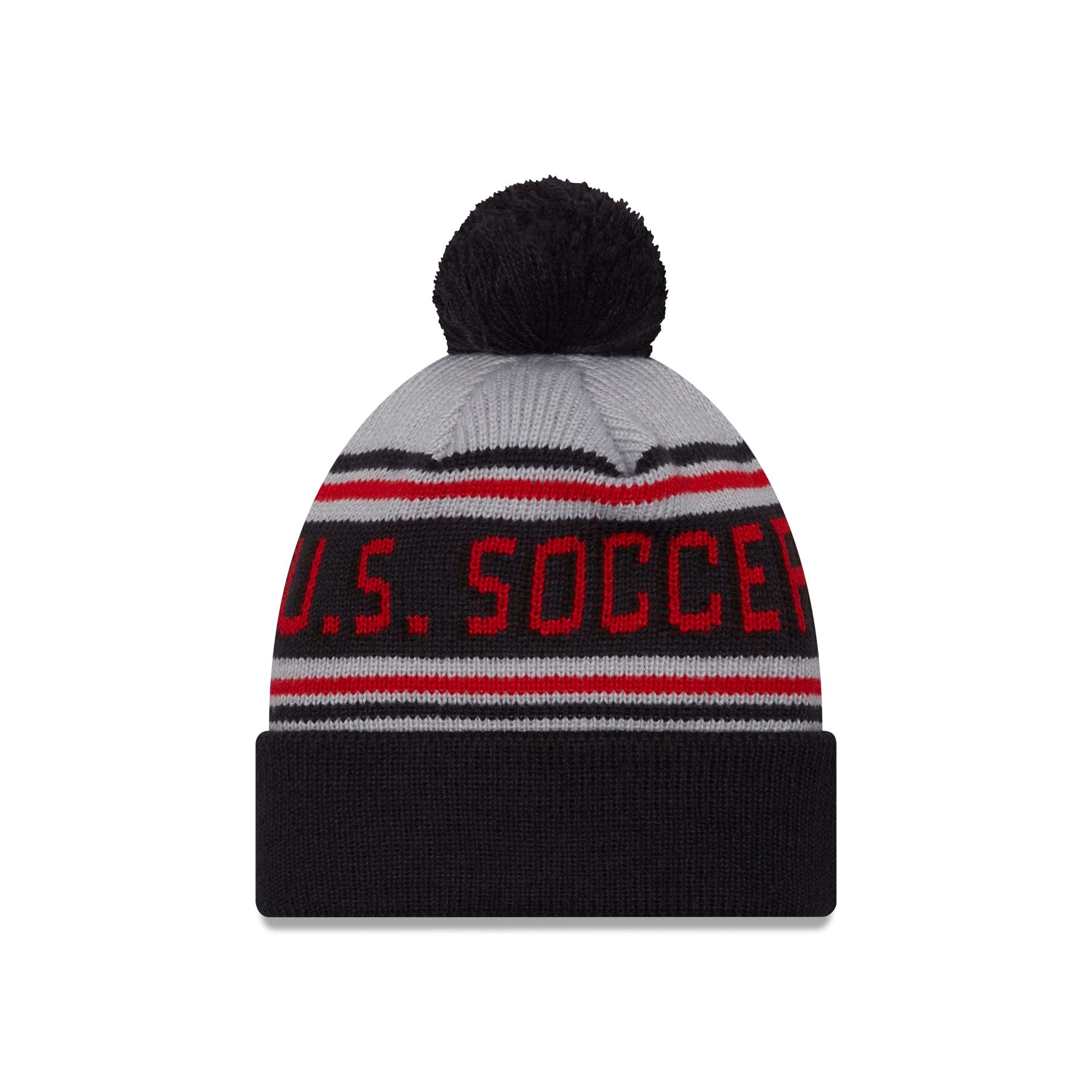 Alternative view of U.S. Soccer Women's National Team Navy Pom Knit Hat