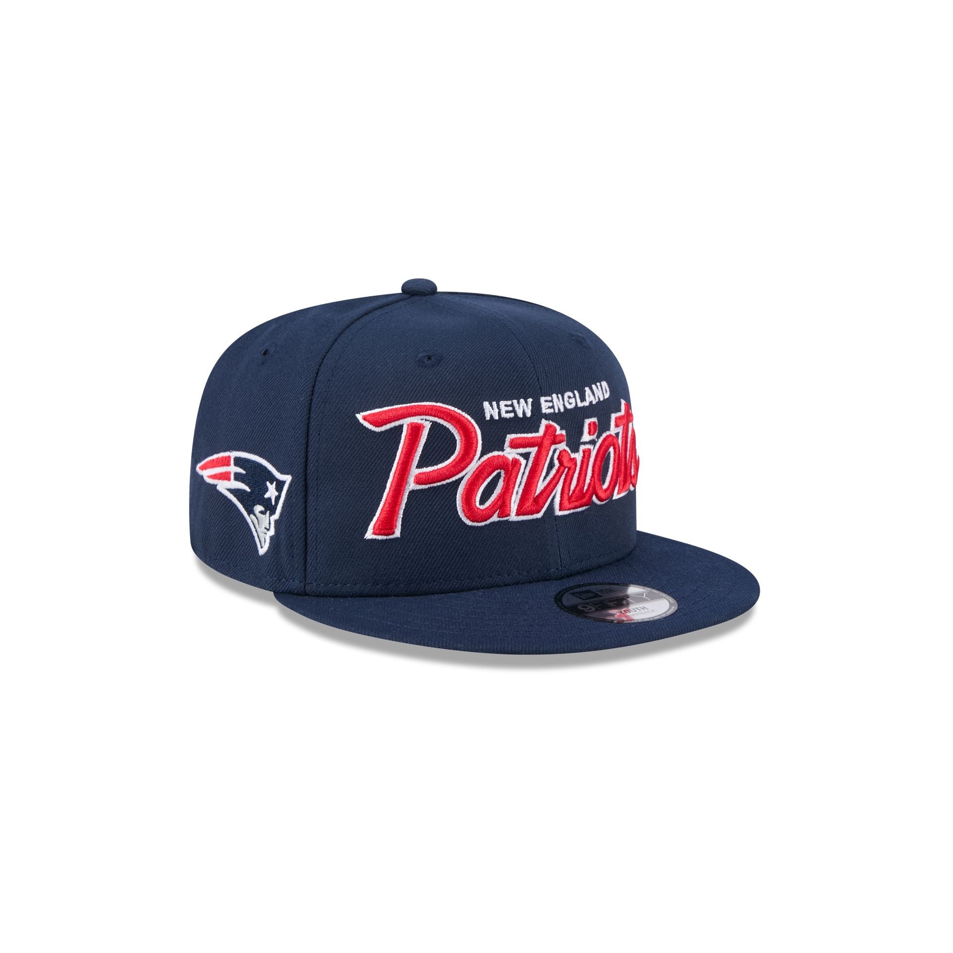 New England Patriots Script Kids 9Fifty Snapback Hat