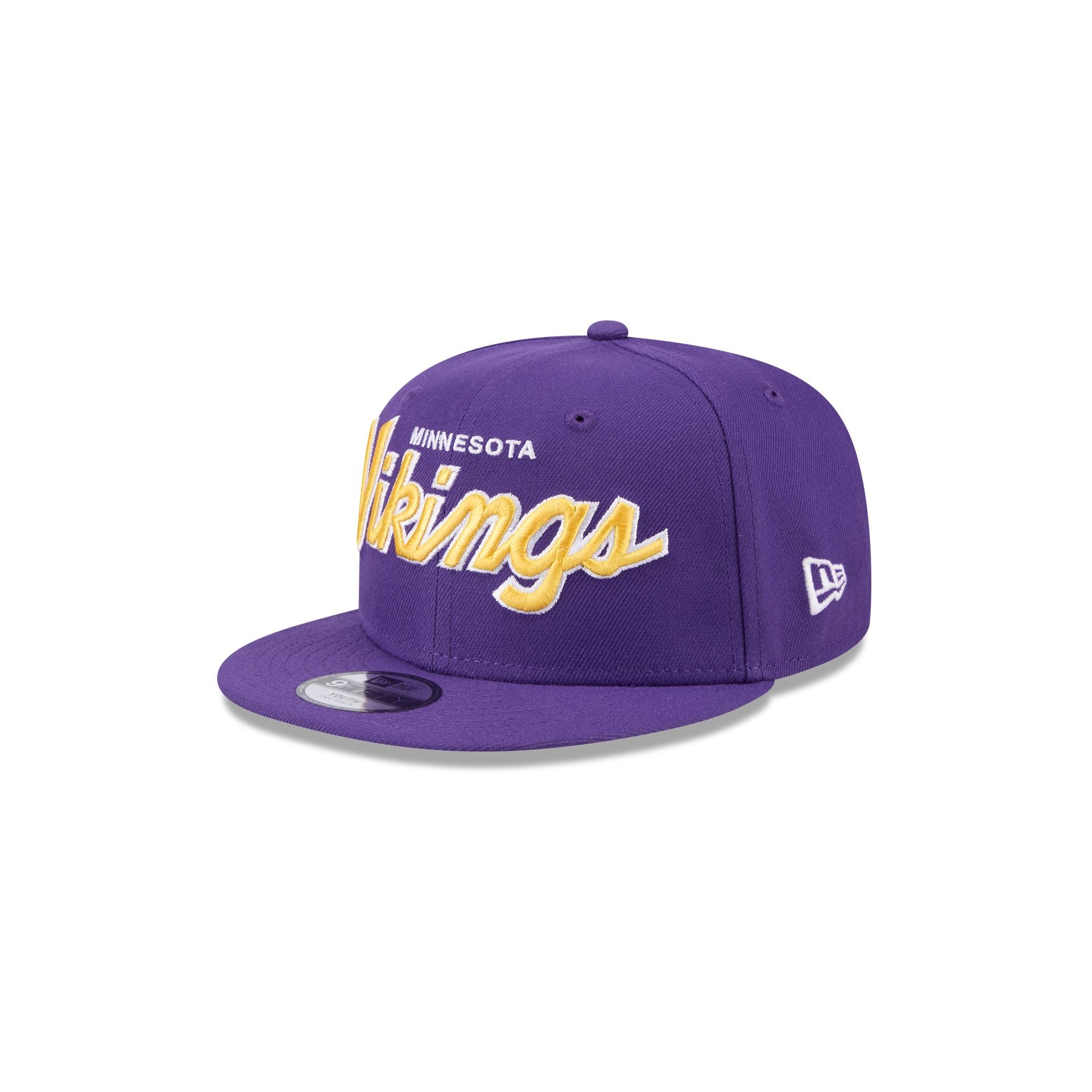Alternative view of Minnesota Vikings Script Kids 9Fifty Snapback Hat