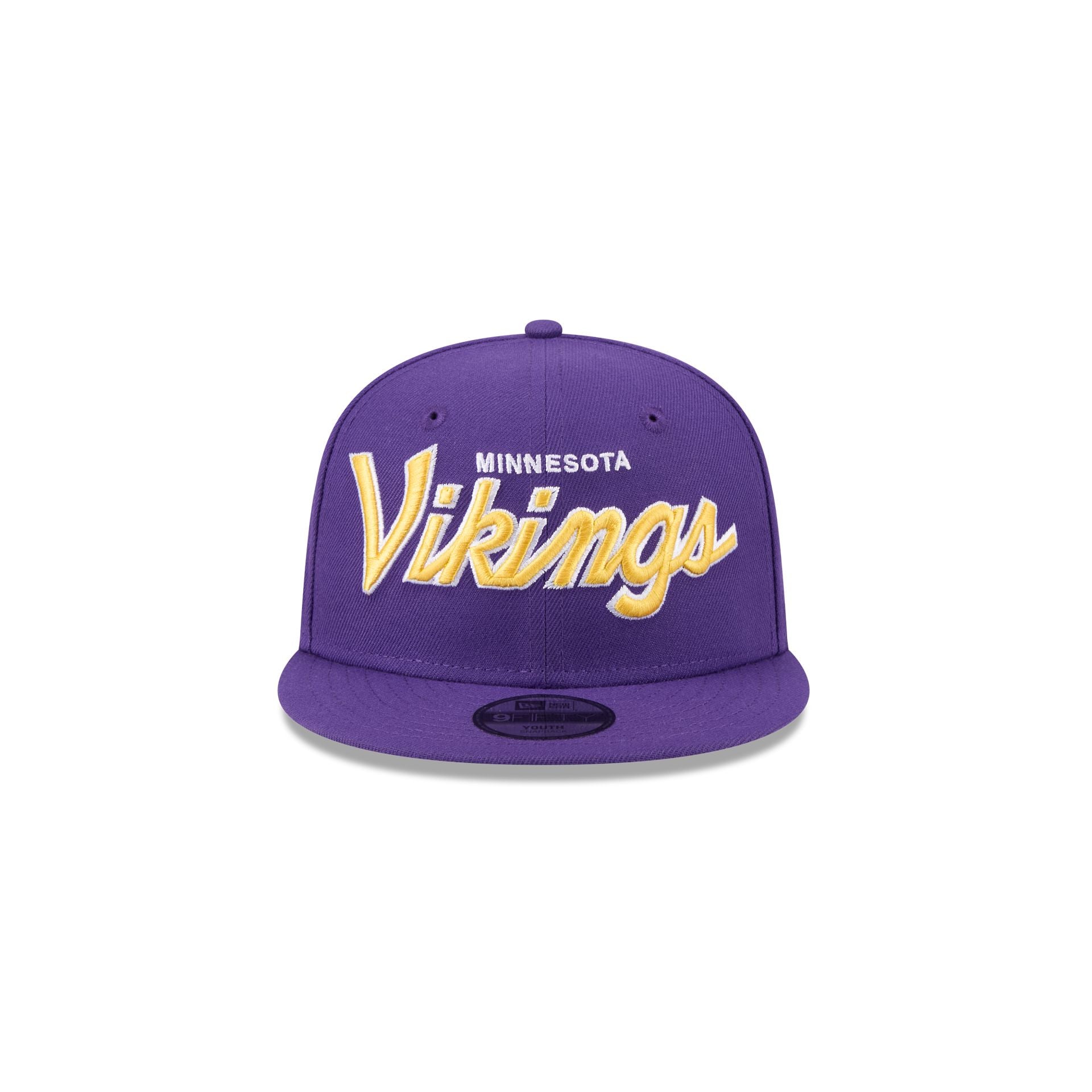 Minnesota Vikings Script Kids 9Fifty Snapback Hat - Image 3