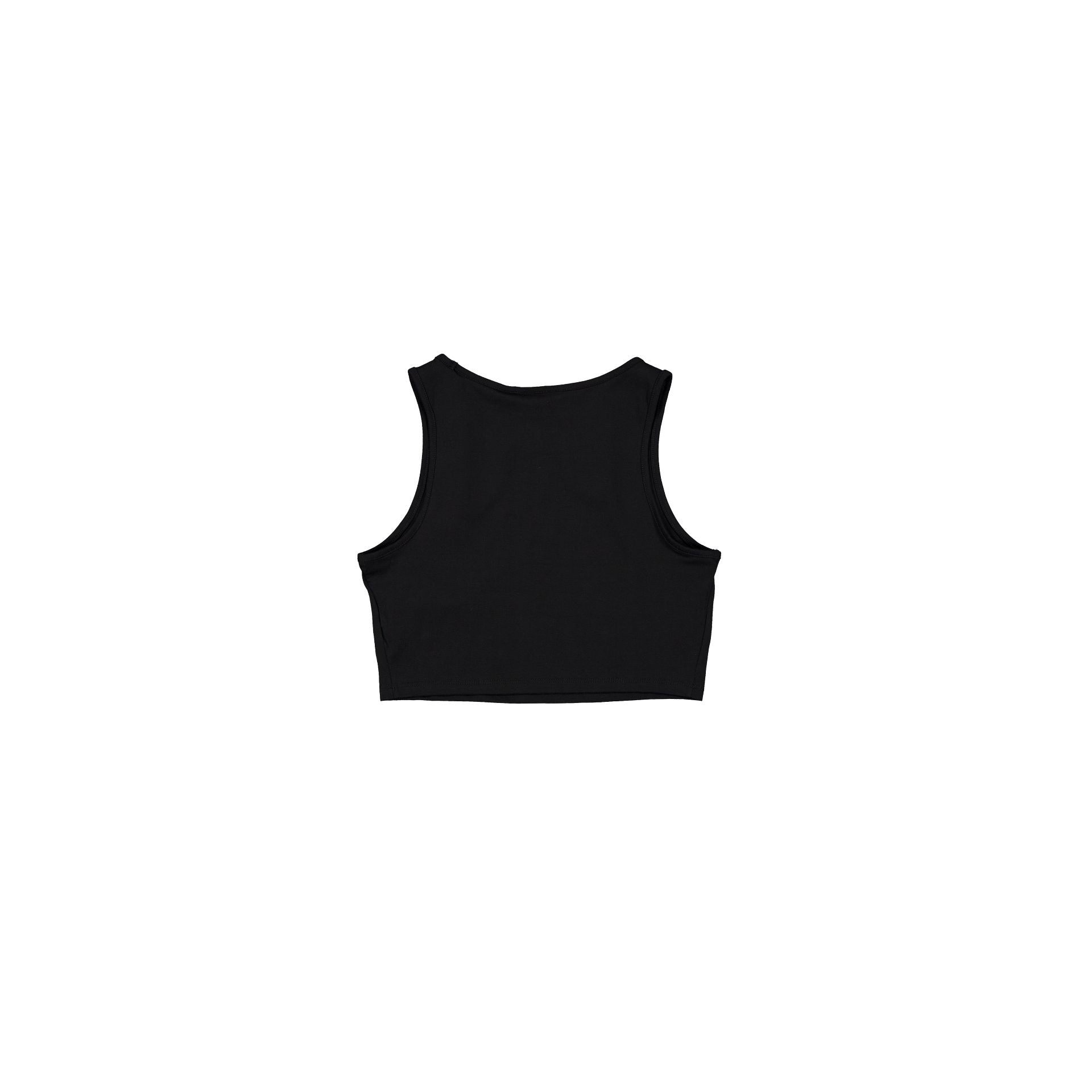 Alternative view of New York Yankees Women's Cropped Black Tank Top