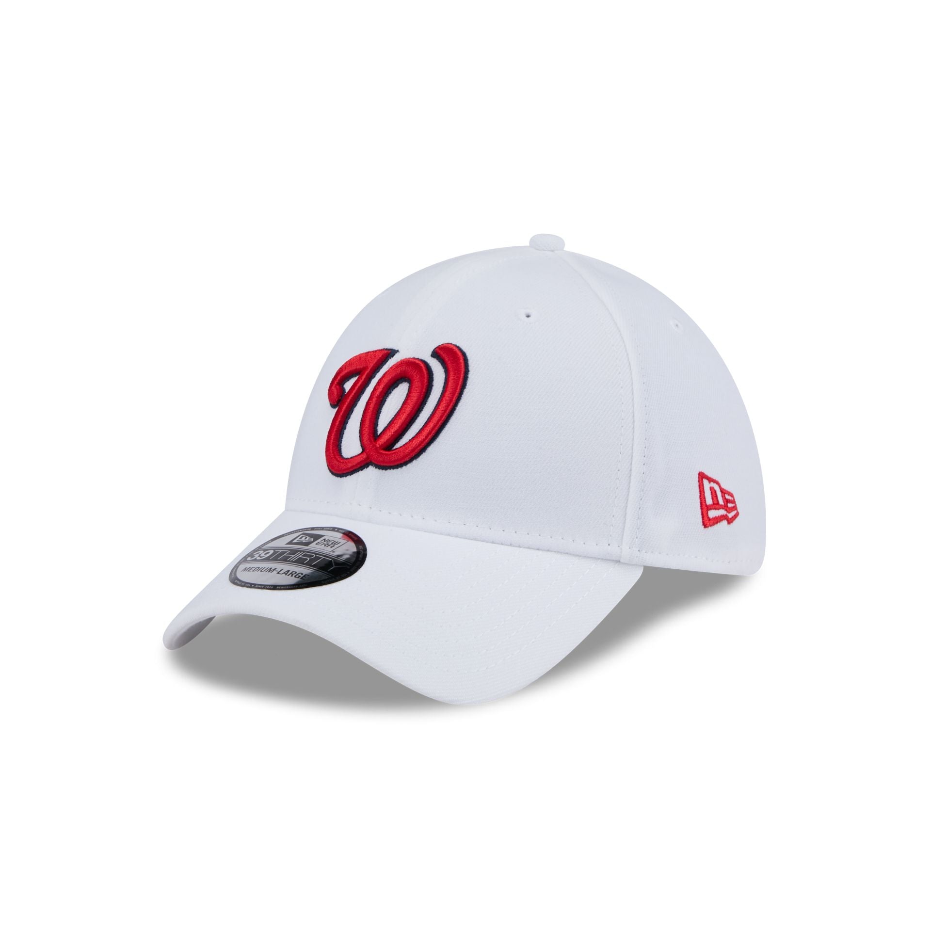 Washington Nationals Optic White 39Thirty Stretch Fit Hat